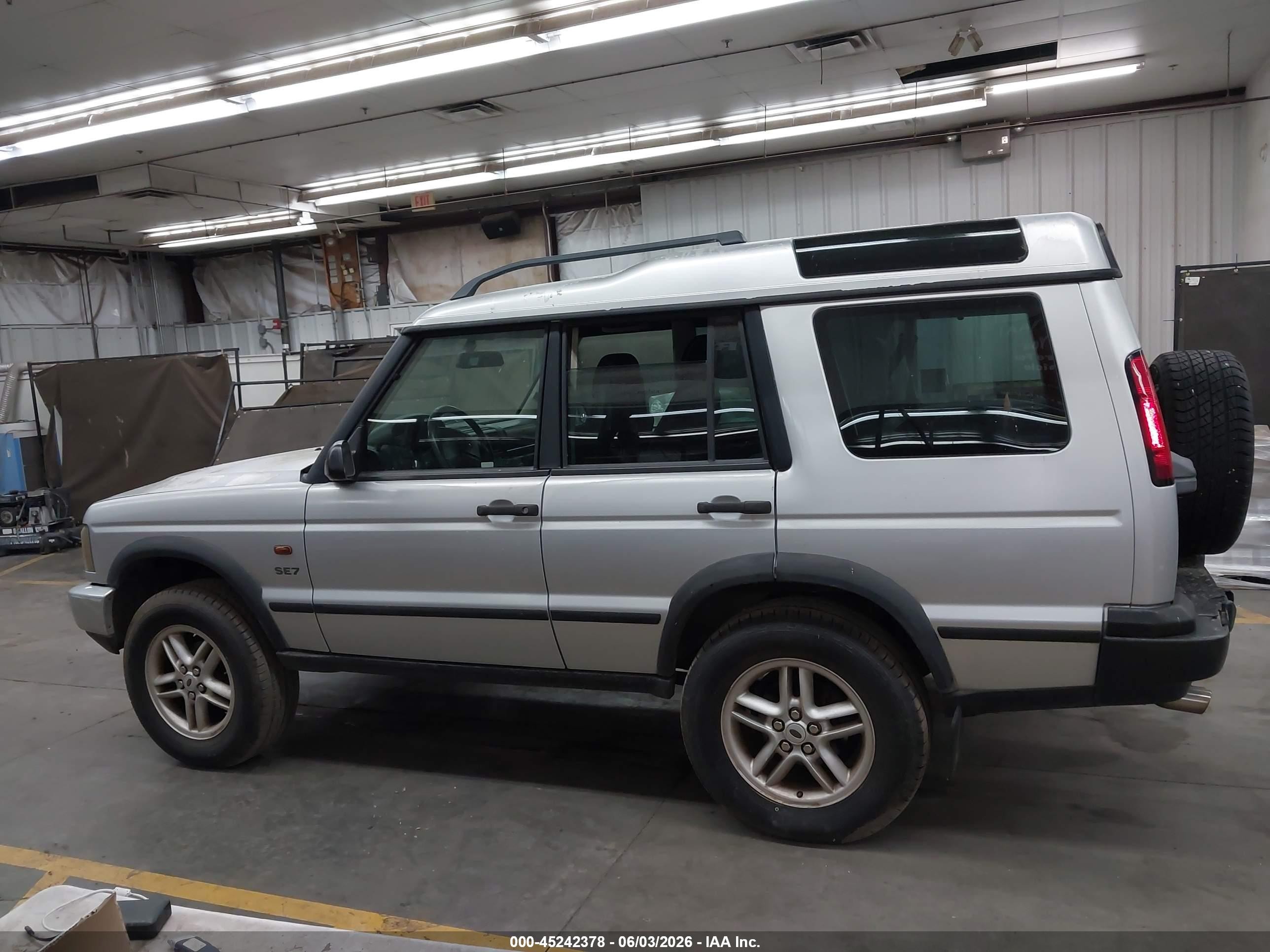 2003 Land Rover Discovery Se Gray vin: SALTW16413A786037