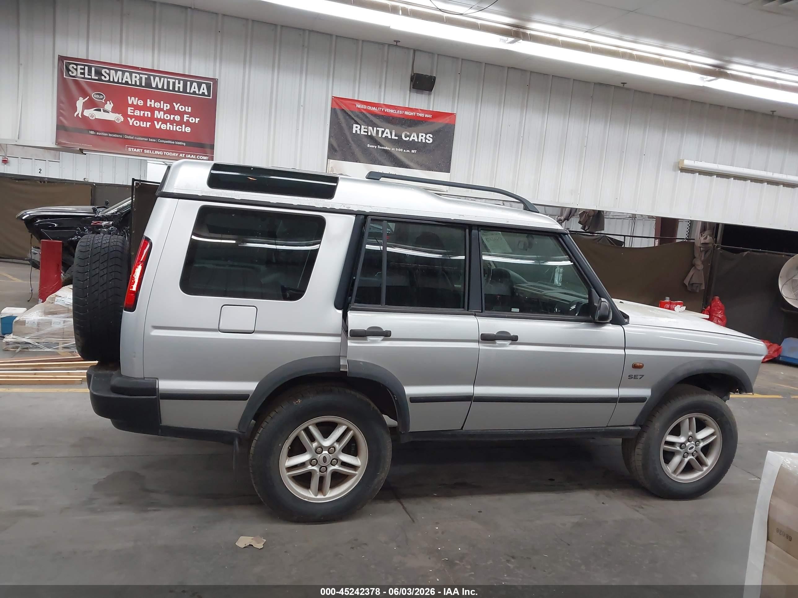 2003 Land Rover Discovery Se Gray vin: SALTW16413A786037
