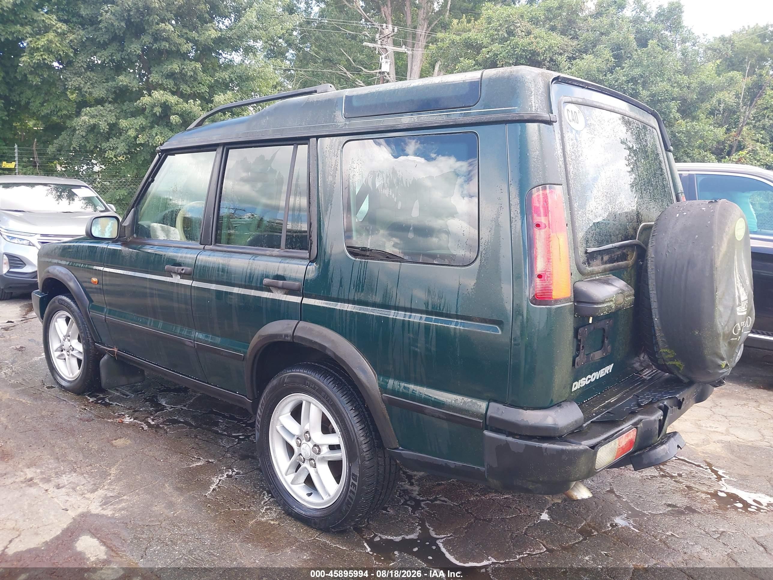 2003 Land Rover Discovery Se Green vin: SALTW16433A795516