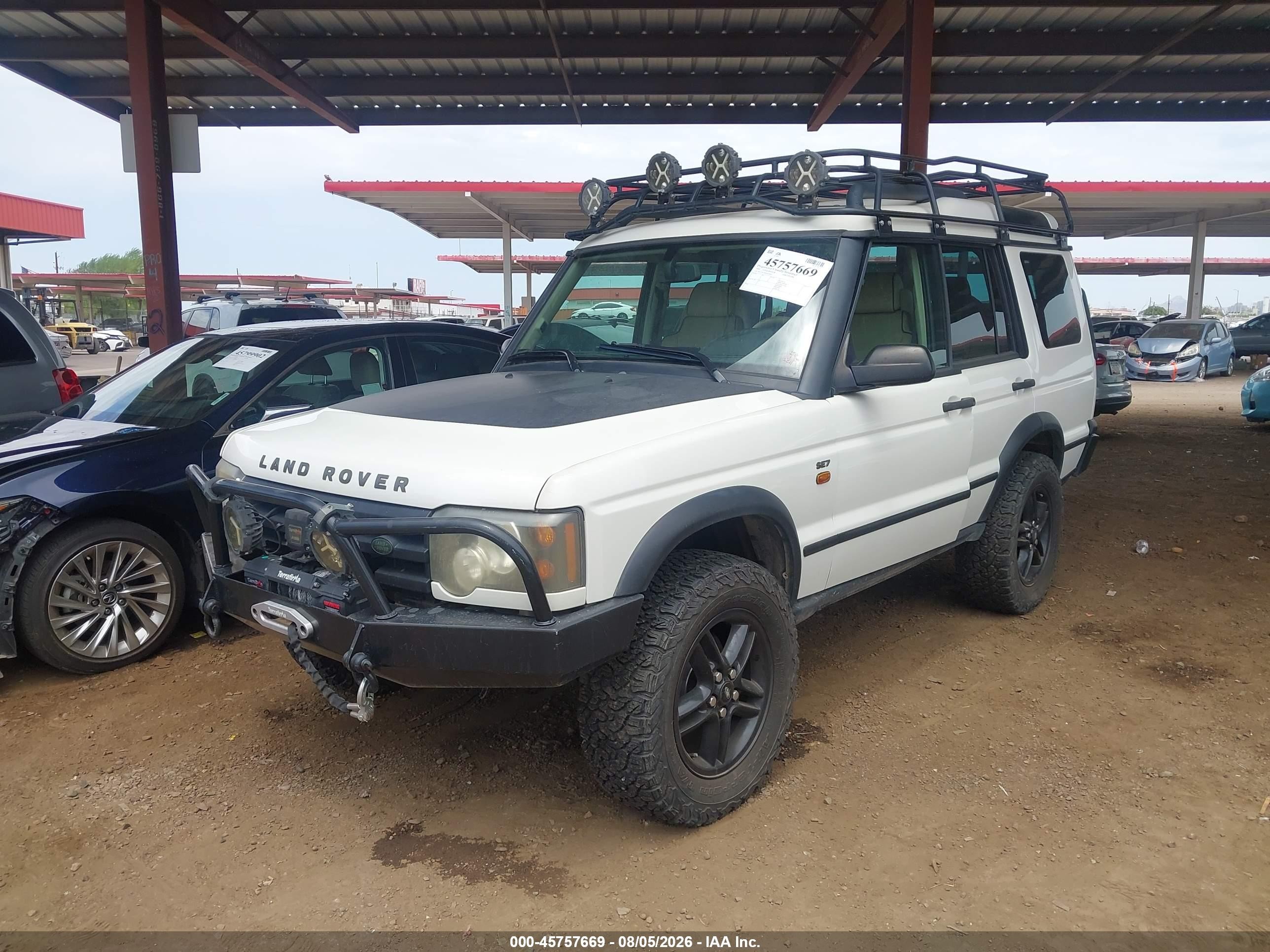 2004 Land Rover Discovery Se White vin: SALTW194X4A829545