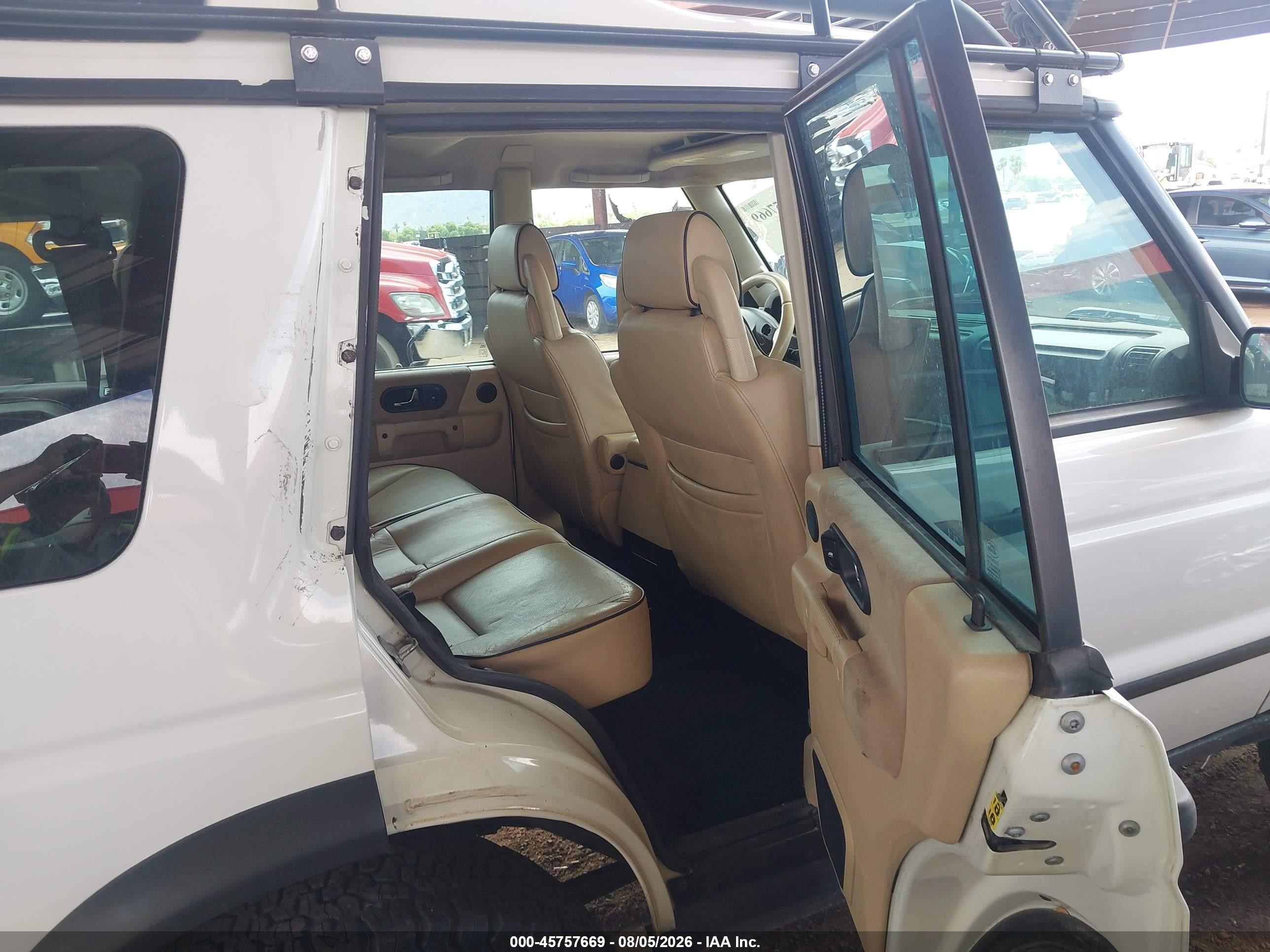 2004 Land Rover Discovery Se White vin: SALTW194X4A829545