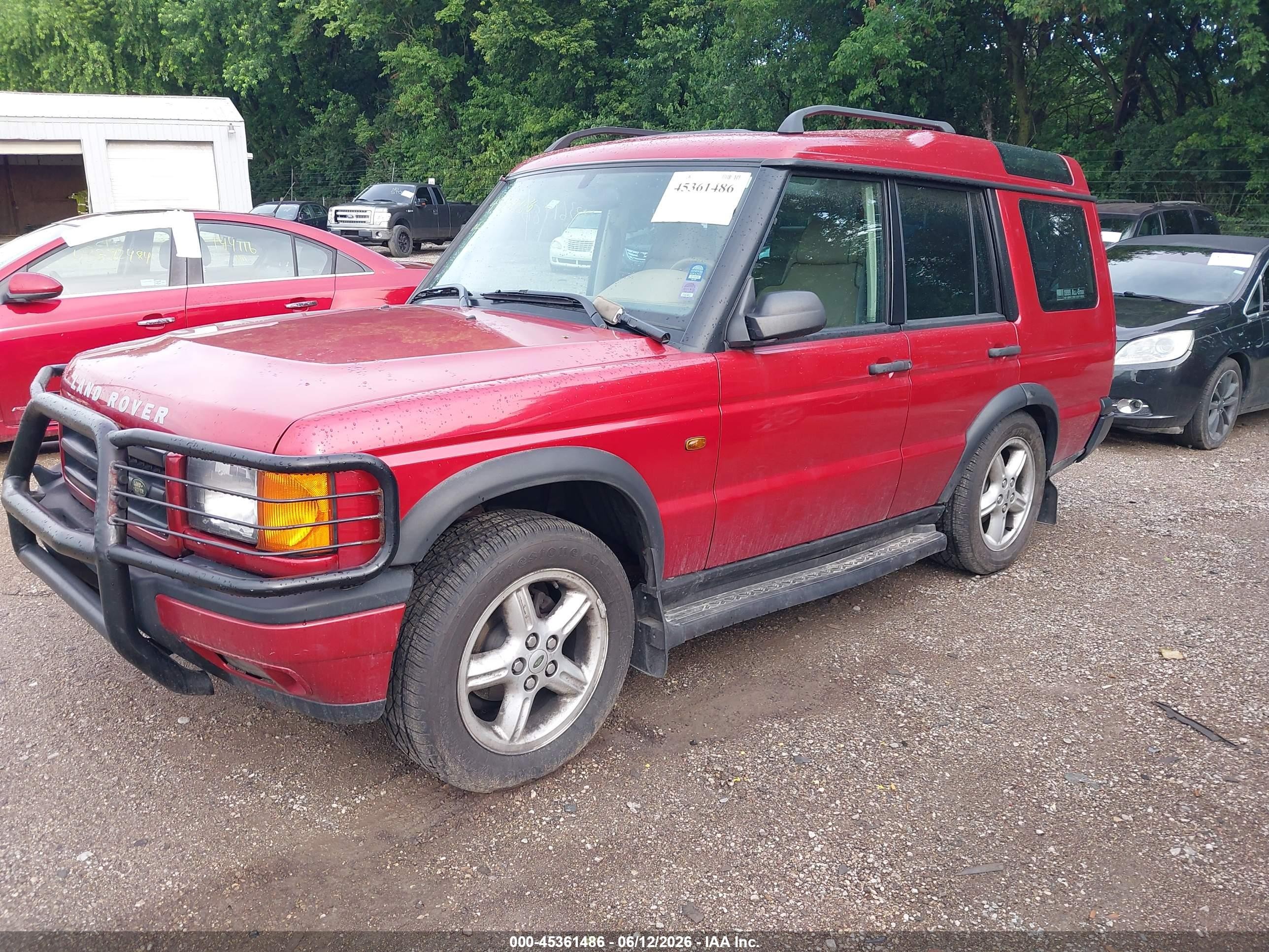 1999 Land Rover Discovery Series Ii Red vin: SALTY1240XA221042