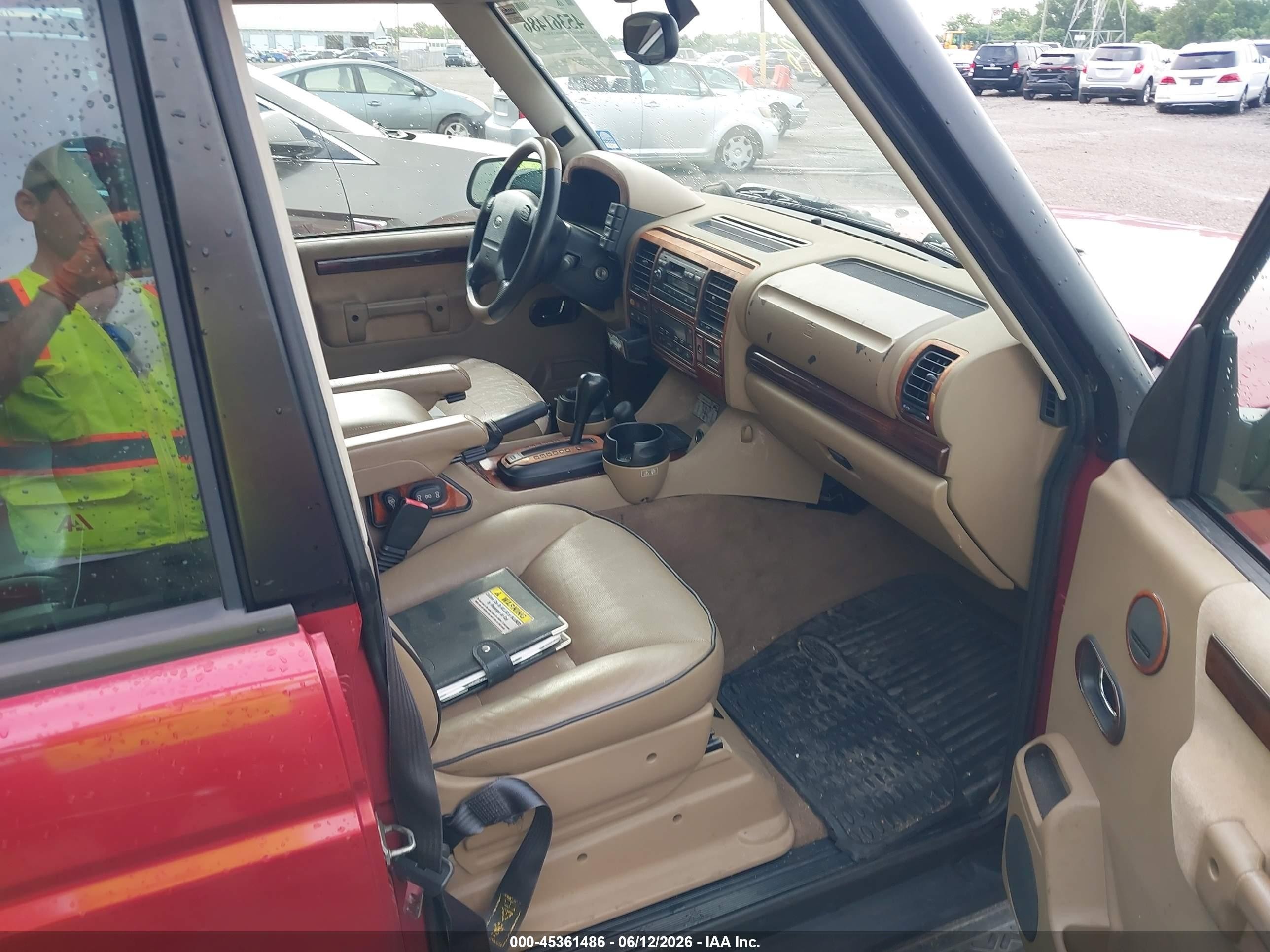 1999 Land Rover Discovery Series Ii Red vin: SALTY1240XA221042