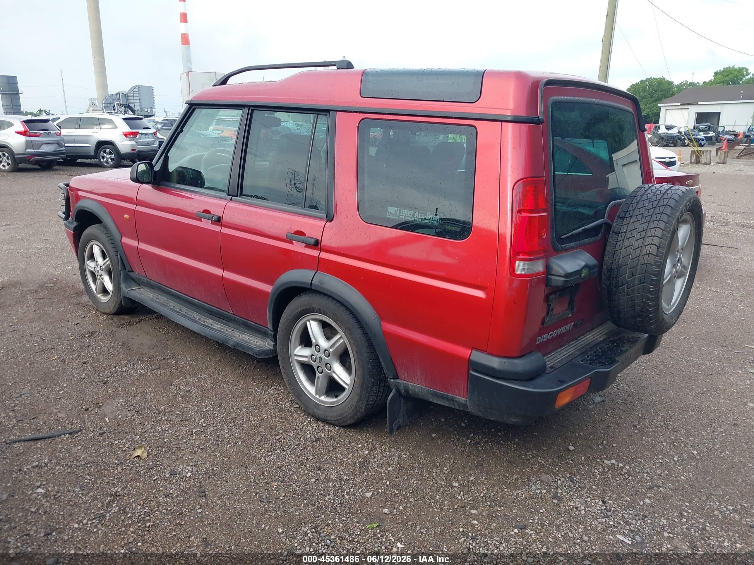 1999 Land Rover Discovery Series Ii Red vin: SALTY1240XA221042