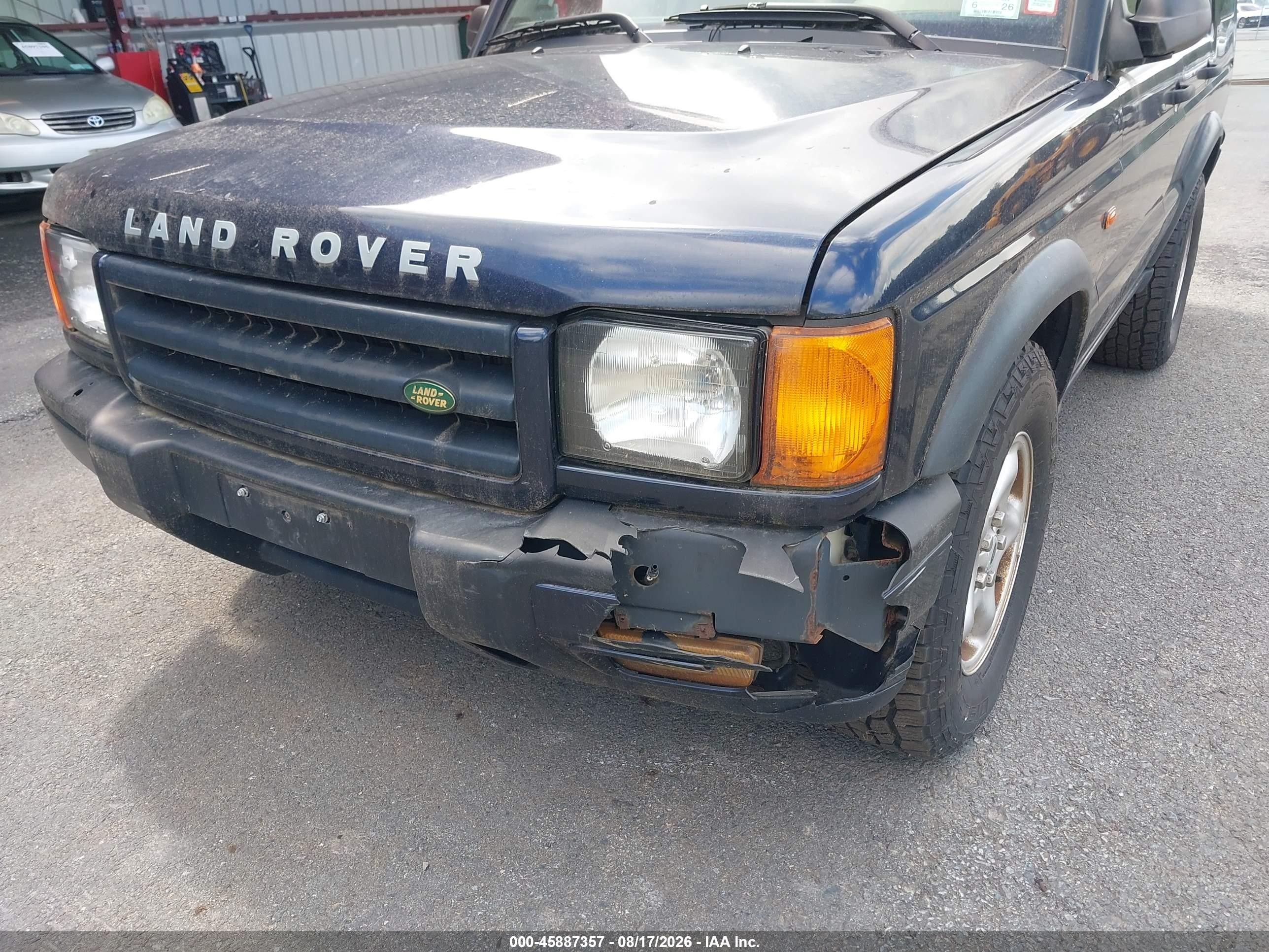 2000 Land Rover Discovery Series Ii Cloth/series Ii Leather Blue vin: SALTY1247YA262365