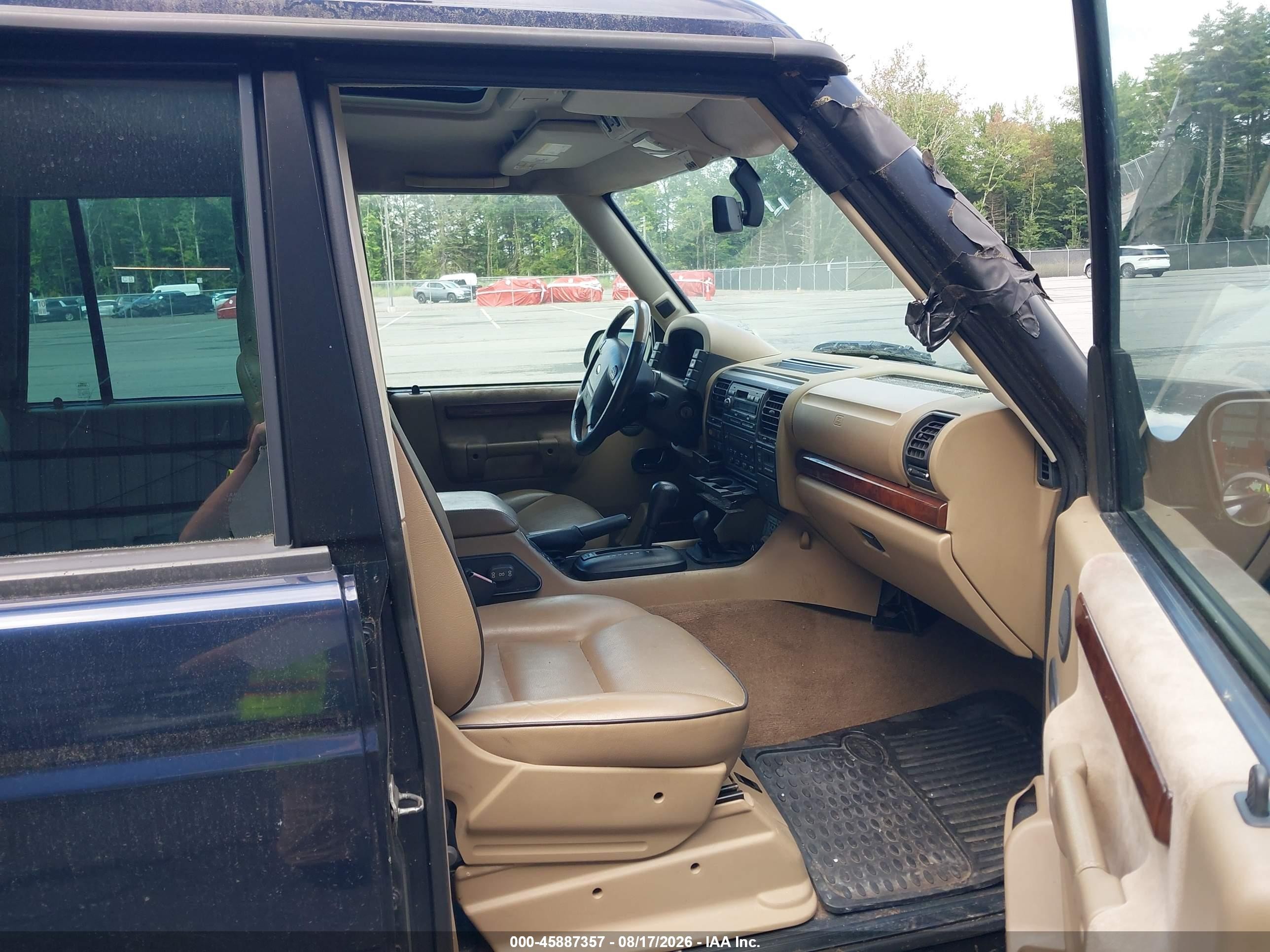 2000 Land Rover Discovery Series Ii Cloth/series Ii Leather Blue vin: SALTY1247YA262365