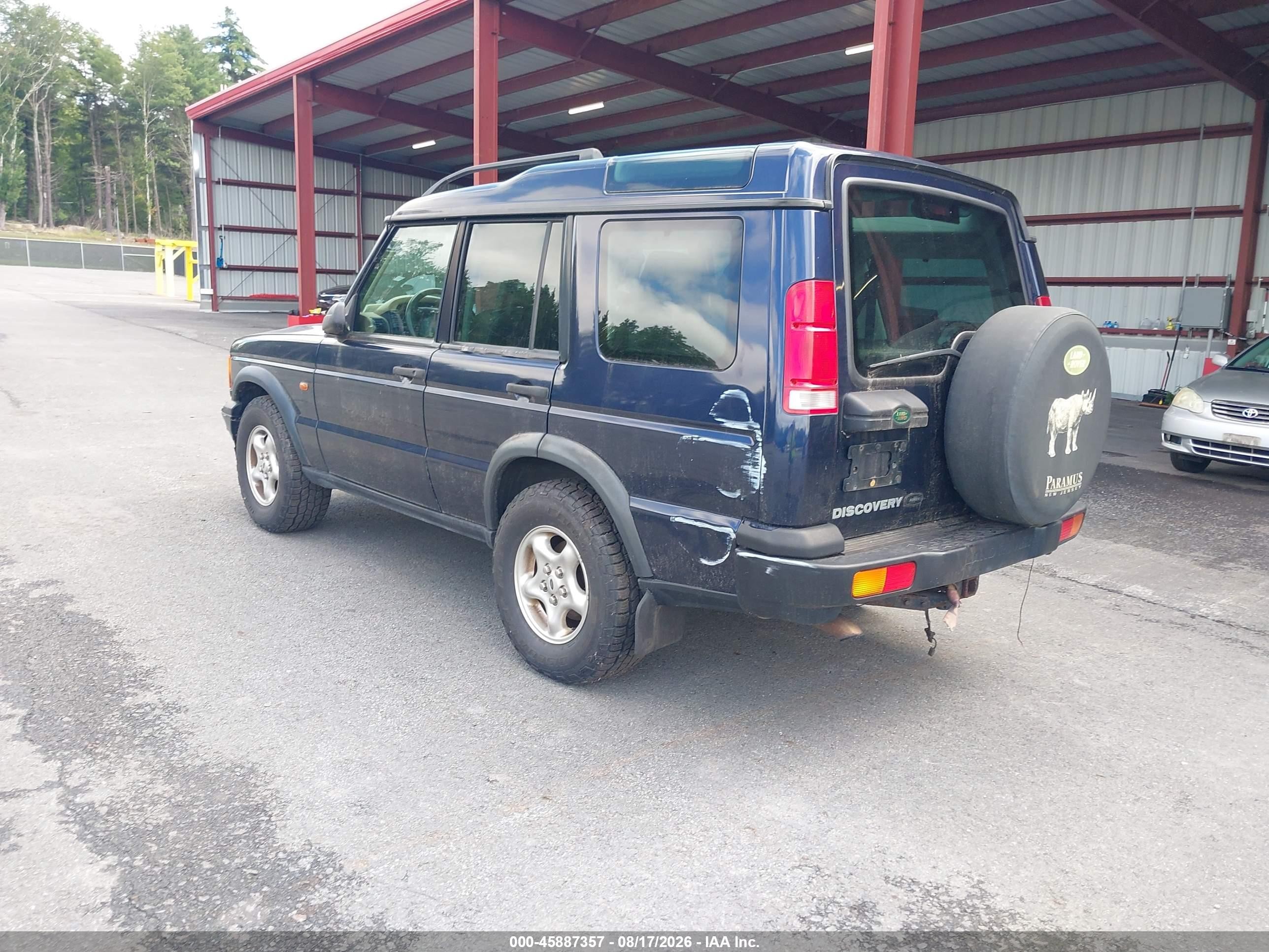 2000 Land Rover Discovery Series Ii Cloth/series Ii Leather Blue vin: SALTY1247YA262365