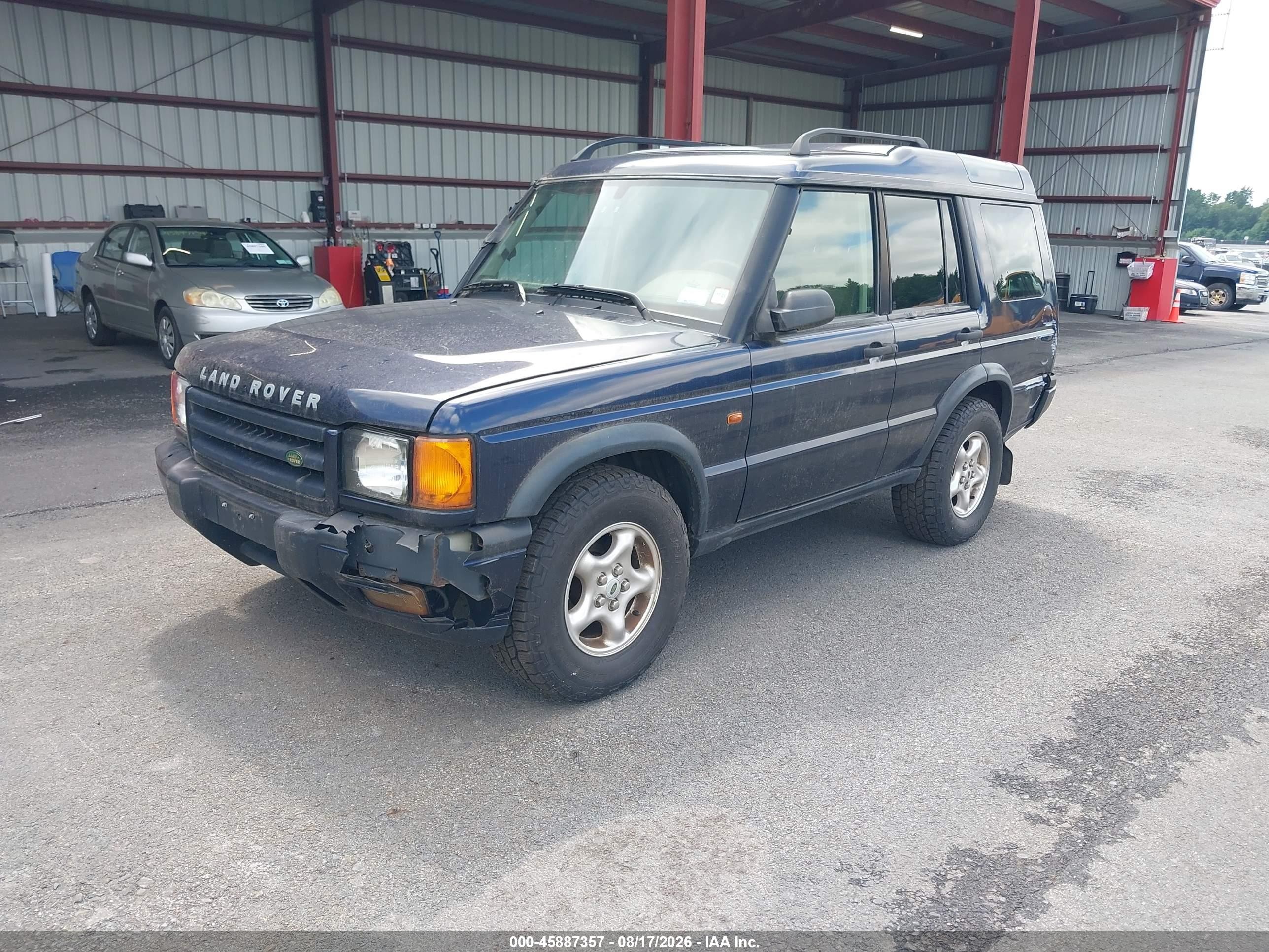 2000 Land Rover Discovery Series Ii Cloth/series Ii Leather Blue vin: SALTY1247YA262365