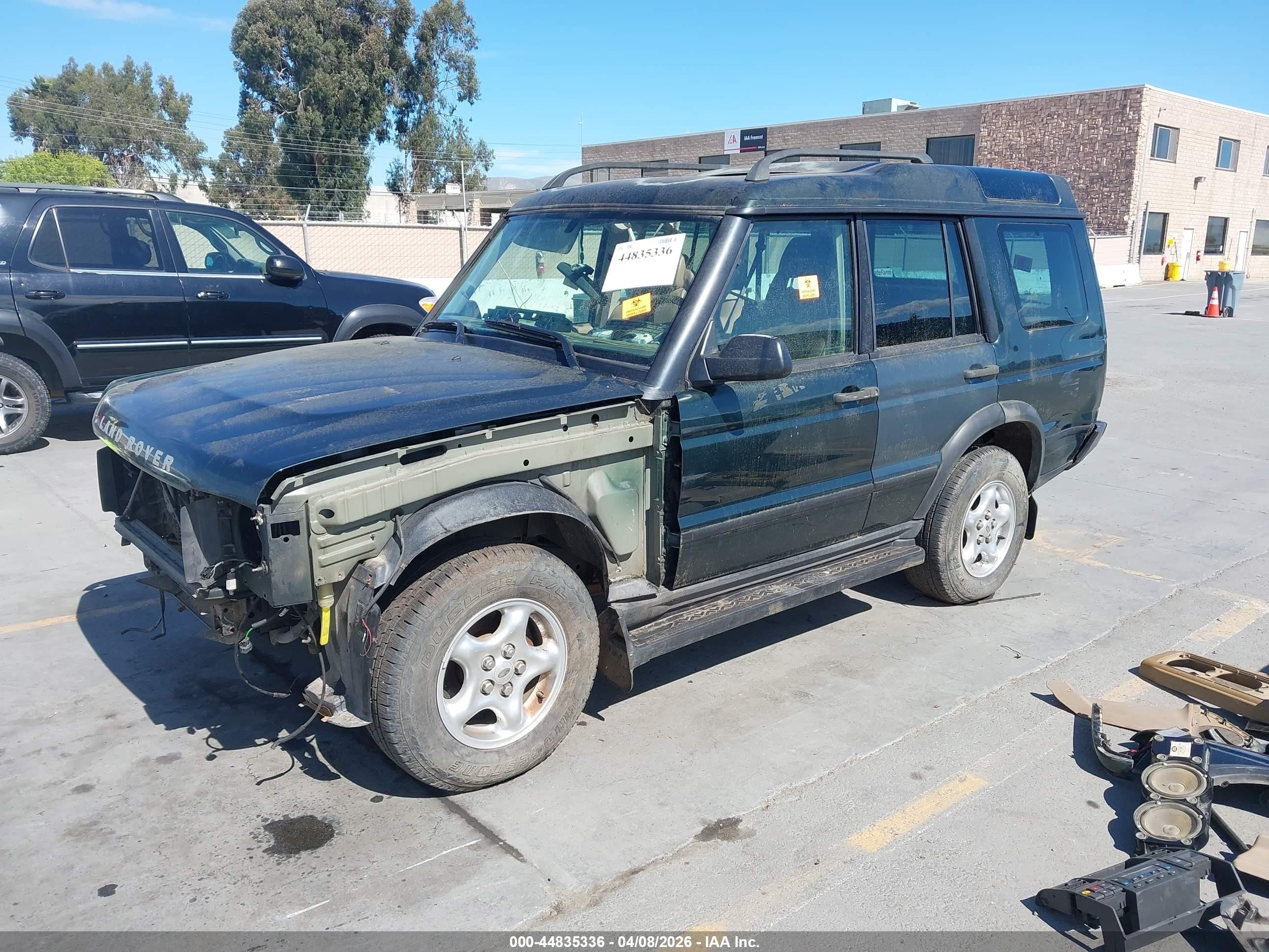 2001 Land Rover Discovery Series Ii Green vin: SALTY12481A719366