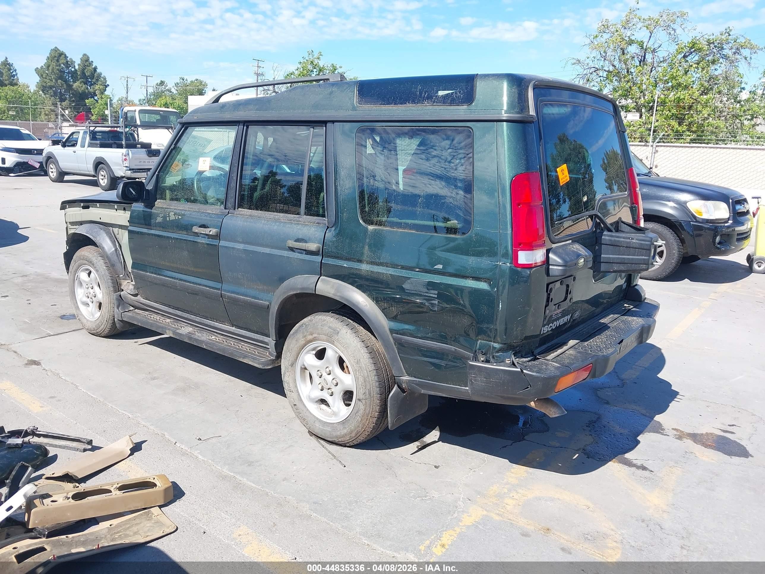 2001 Land Rover Discovery Series Ii Green vin: SALTY12481A719366