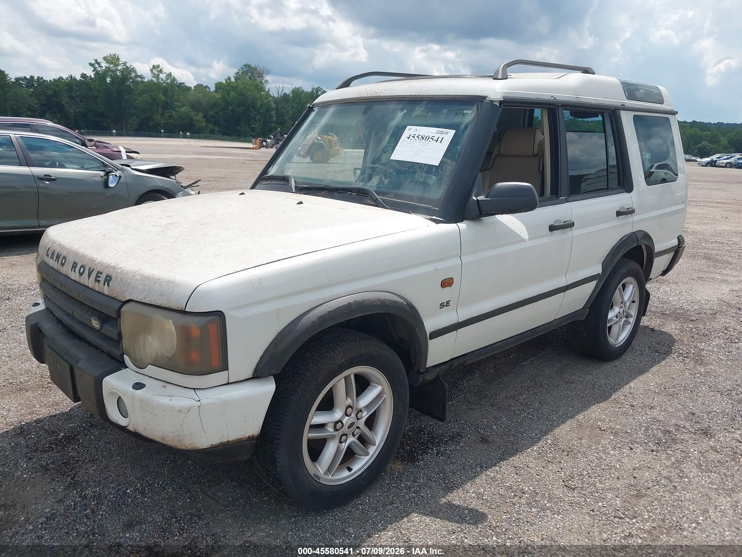 2003 Land Rover Discovery Se White vin: SALTY14413A772345