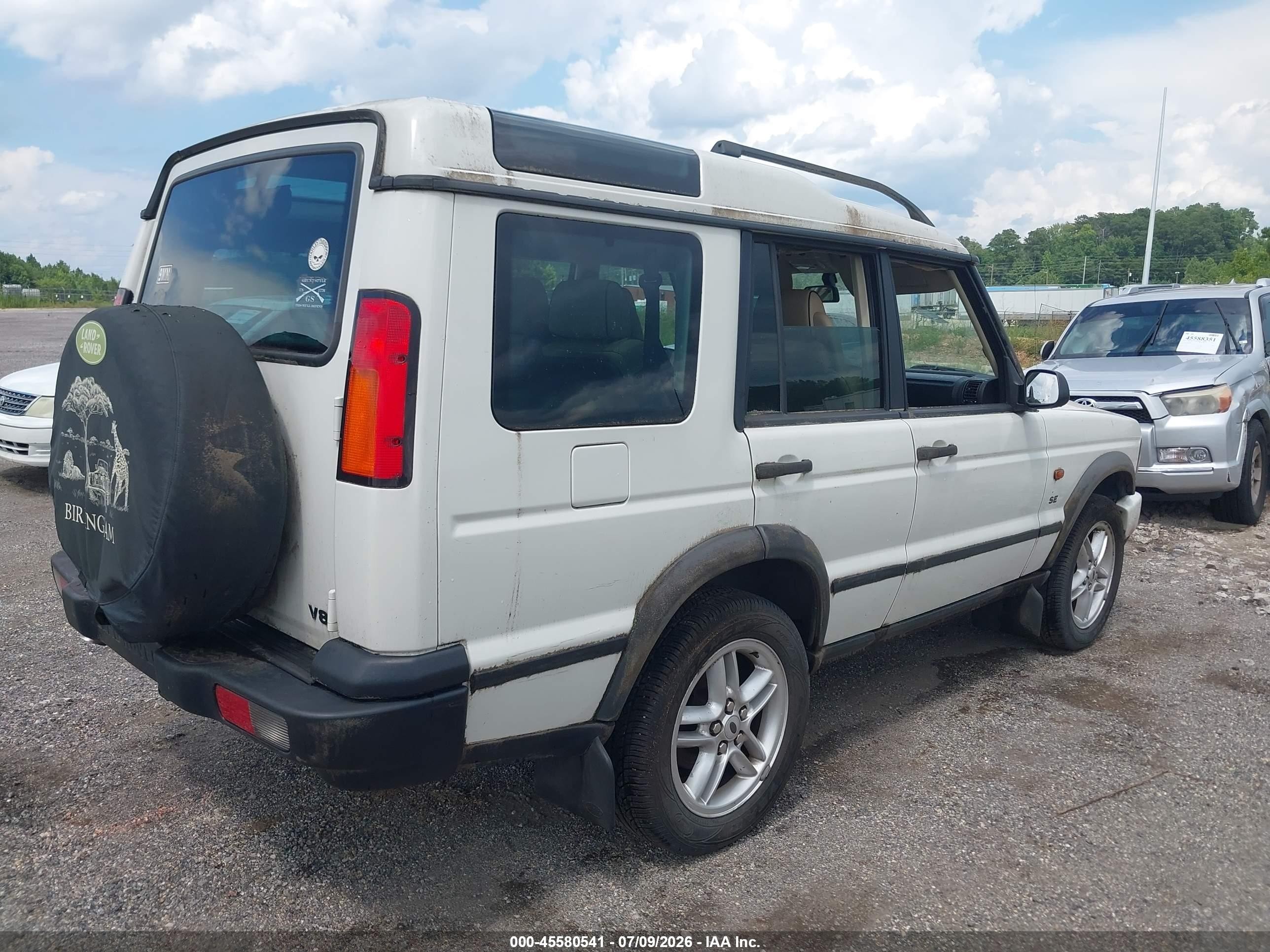 2003 Land Rover Discovery Se White vin: SALTY14413A772345