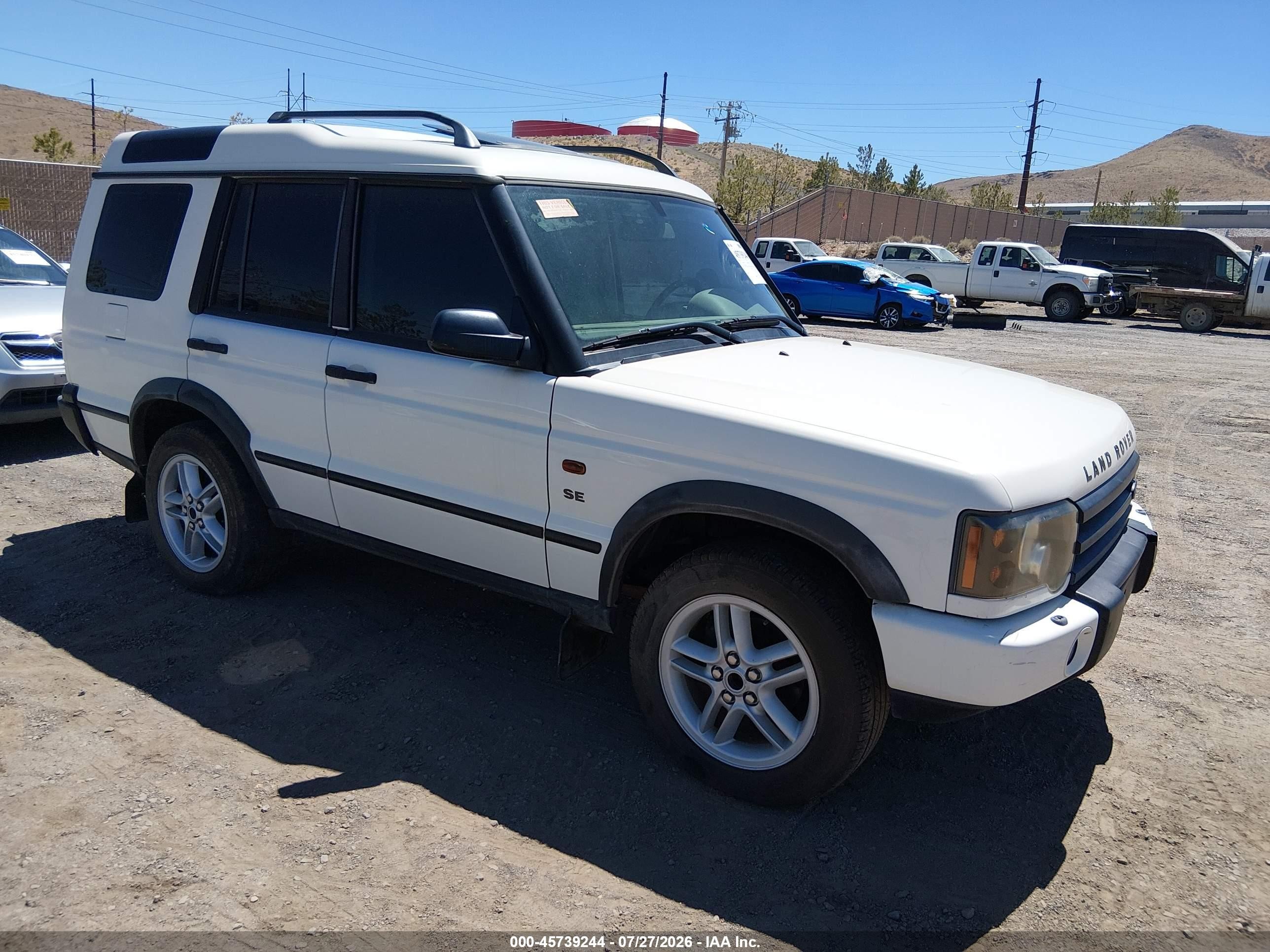 2003 Land Rover Discovery Se White vin: SALTY16423A810419