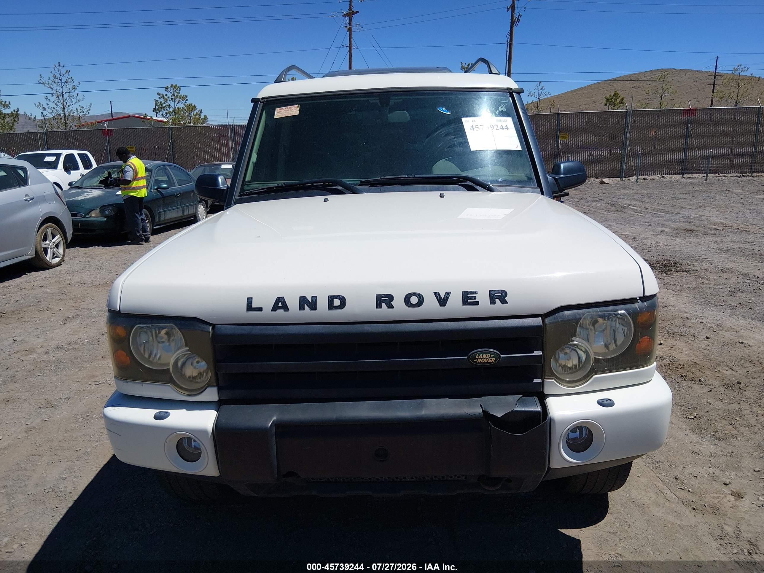 2003 Land Rover Discovery Se White vin: SALTY16423A810419