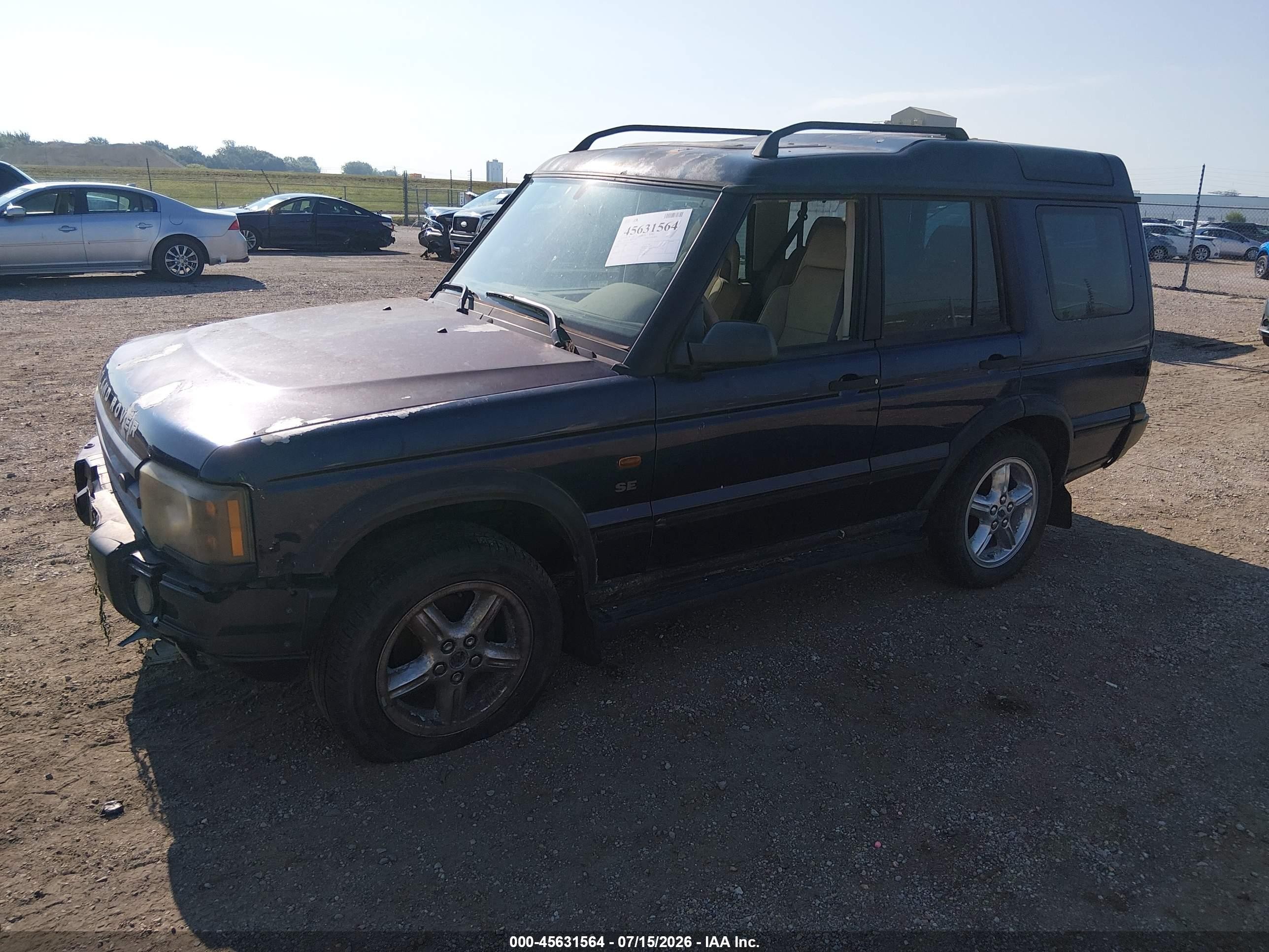 2003 Land Rover Discovery Se Dark Blue vin: SALTY16453A774953