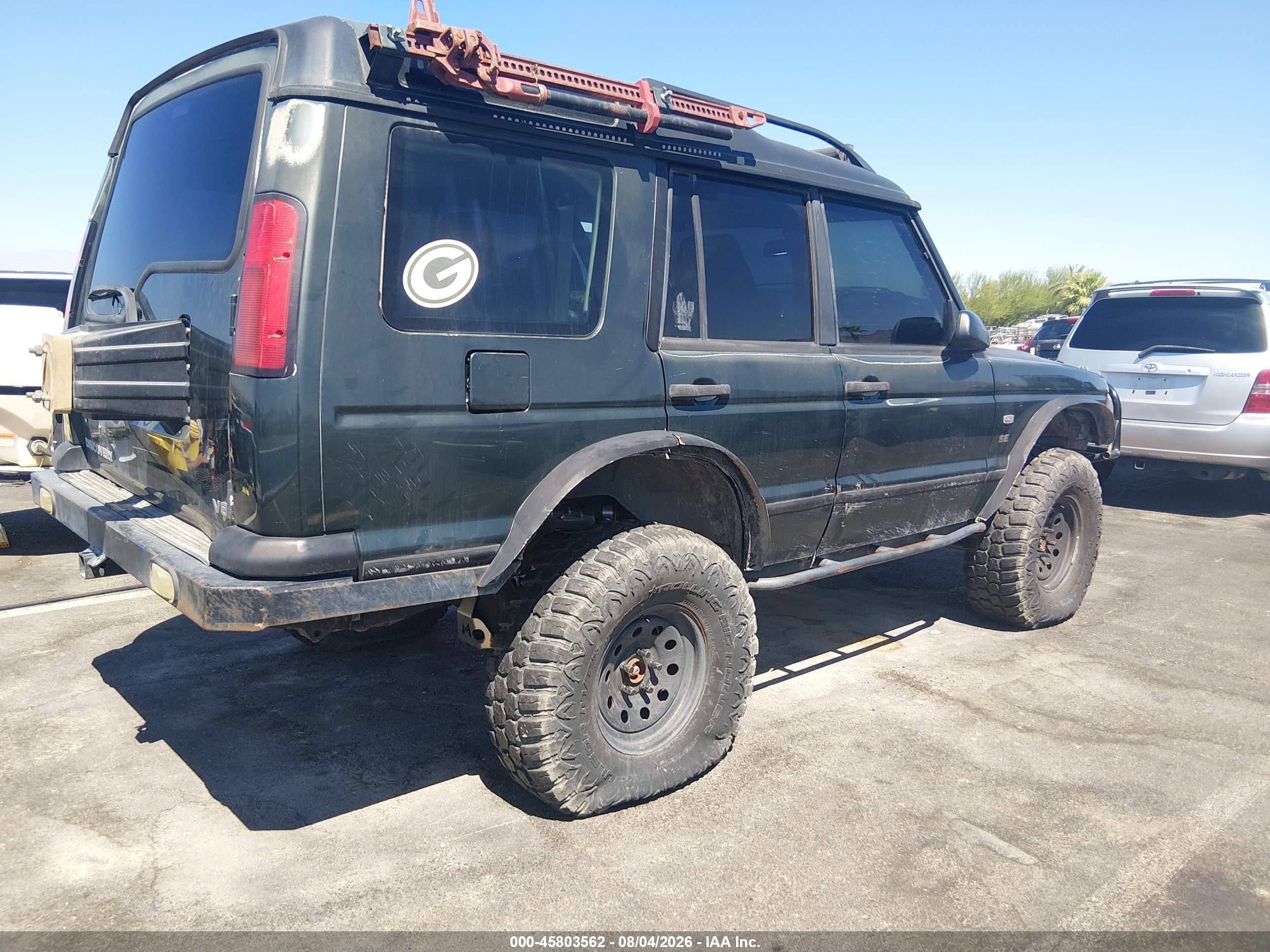 2003 Land Rover Discovery Se Green vin: SALTY16473A798171