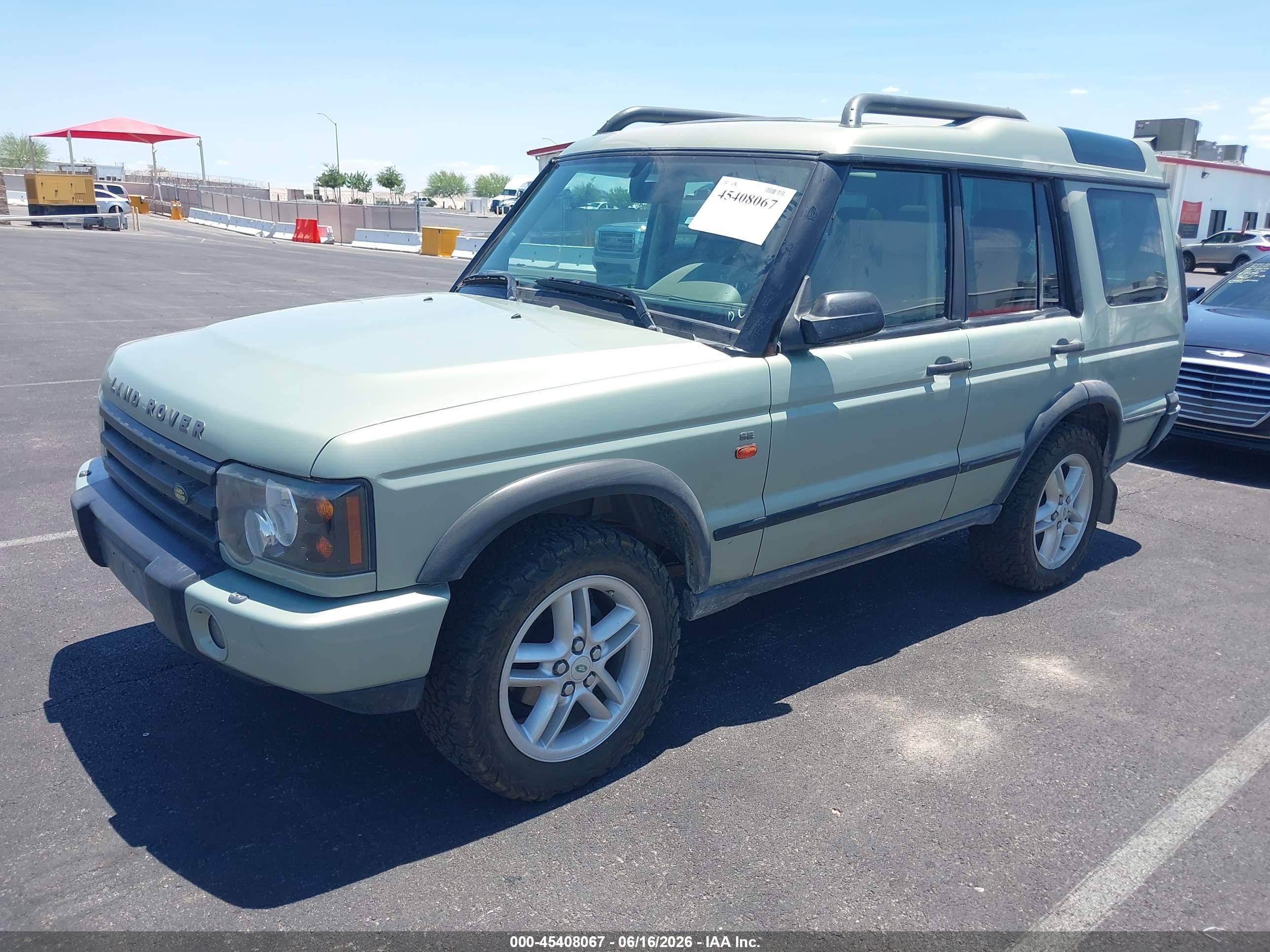 2004 Land Rover Discovery Se Green vin: SALTY19404A851418