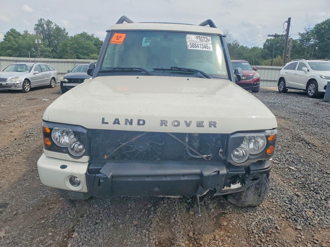 2004 Land Rover Discovery Ii Se White vin: SALTY19484A835662