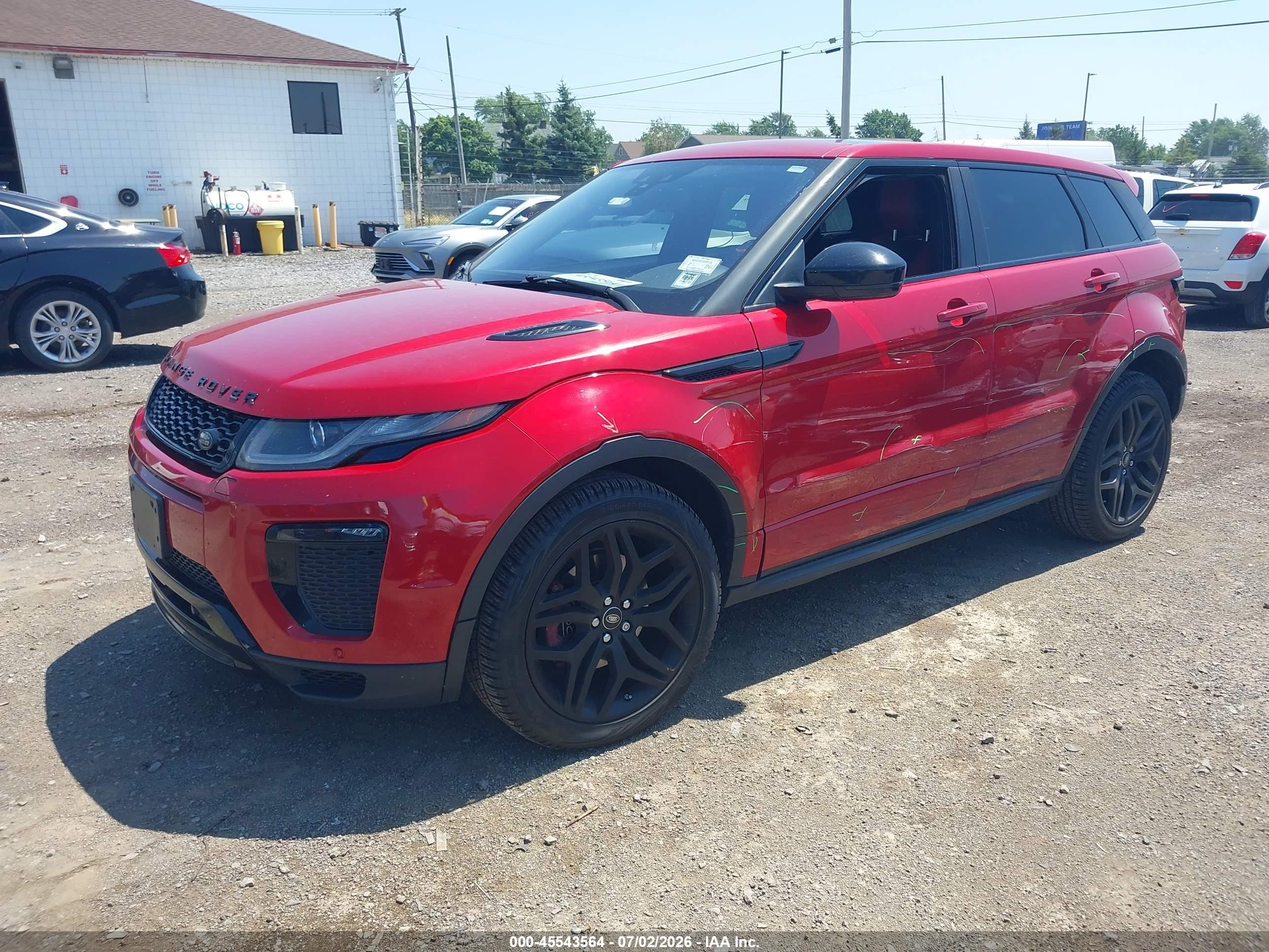 2016 Land Rover Range Rover Evoque Hse Dynamic Red vin: SALVD2BG9GH121761