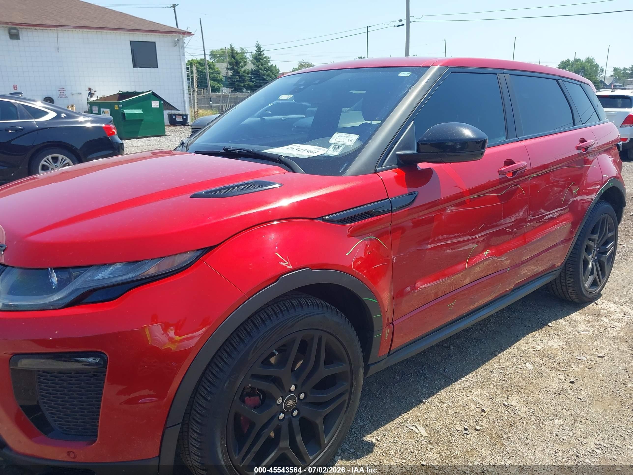 2016 Land Rover Range Rover Evoque Hse Dynamic Red vin: SALVD2BG9GH121761