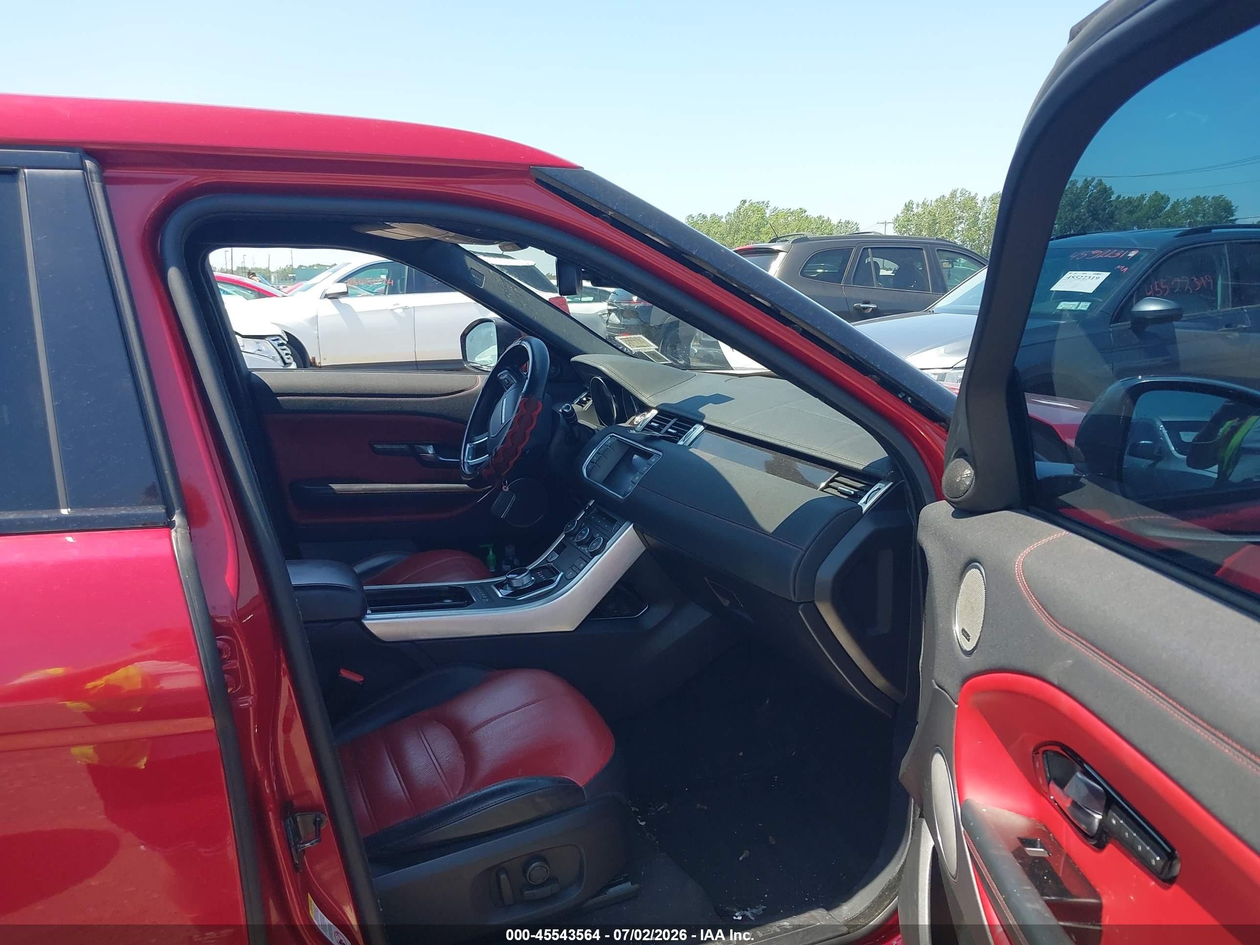 2016 Land Rover Range Rover Evoque Hse Dynamic Red vin: SALVD2BG9GH121761
