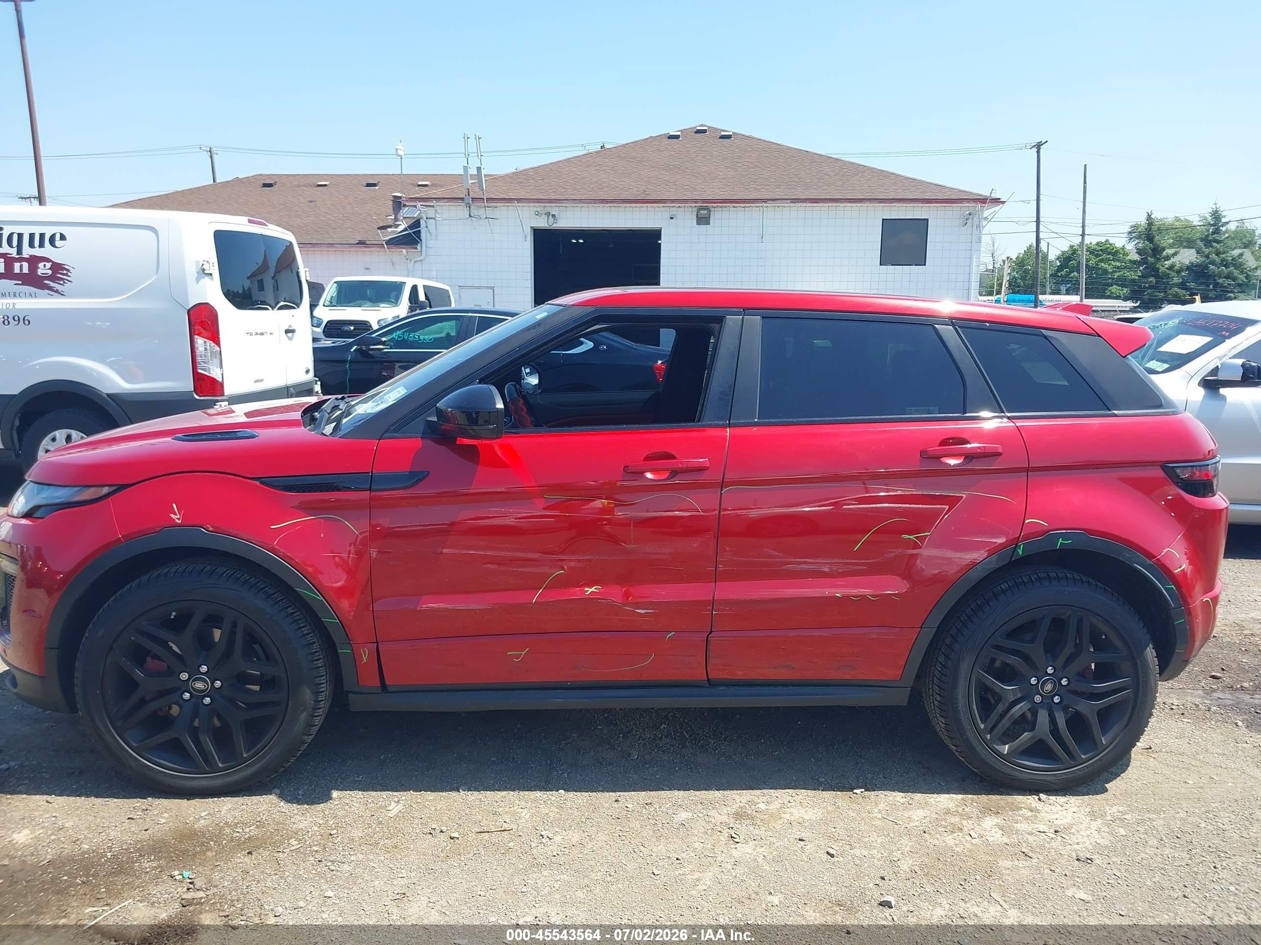 2016 Land Rover Range Rover Evoque Hse Dynamic Red vin: SALVD2BG9GH121761