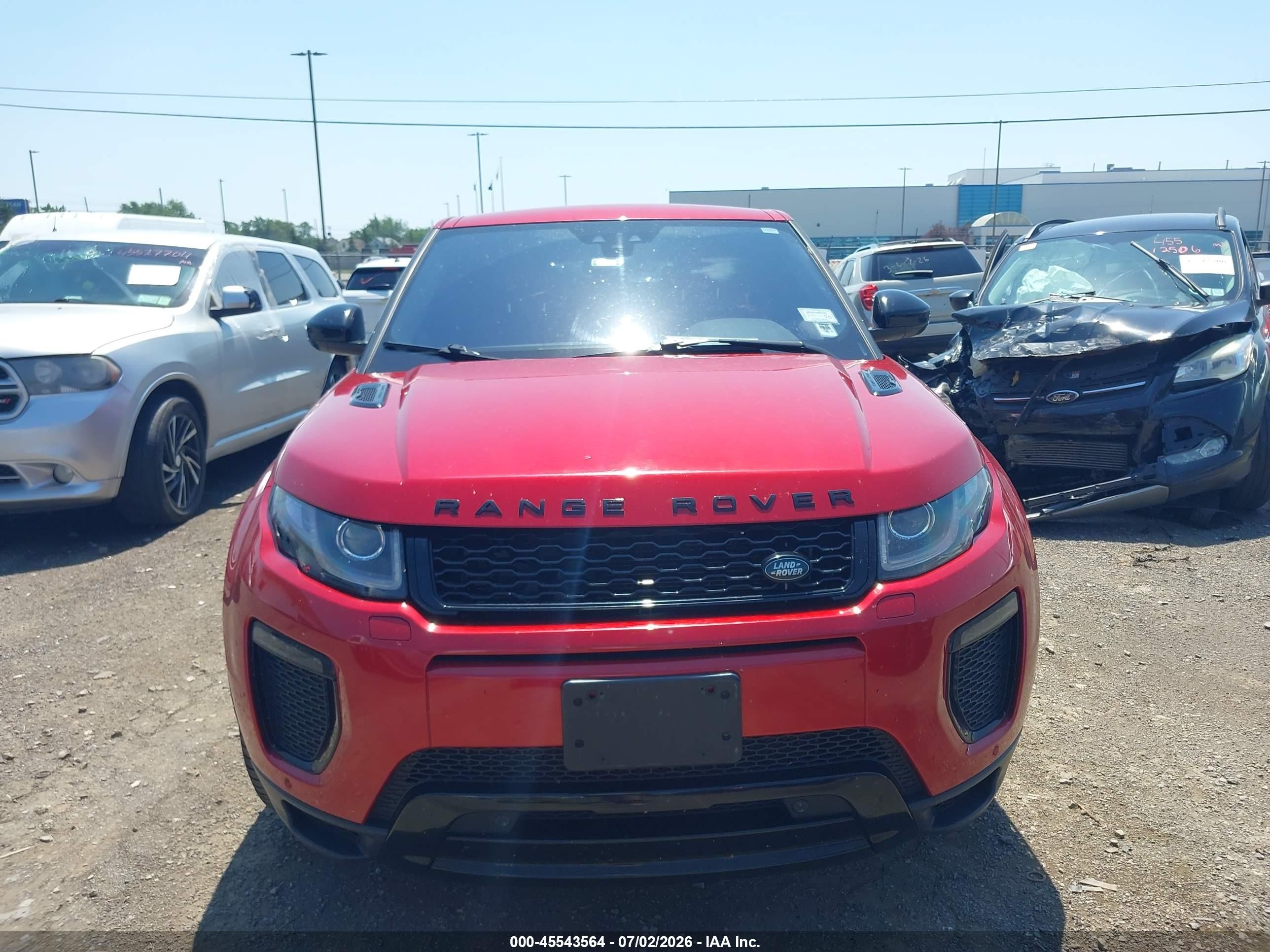 2016 Land Rover Range Rover Evoque Hse Dynamic Red vin: SALVD2BG9GH121761
