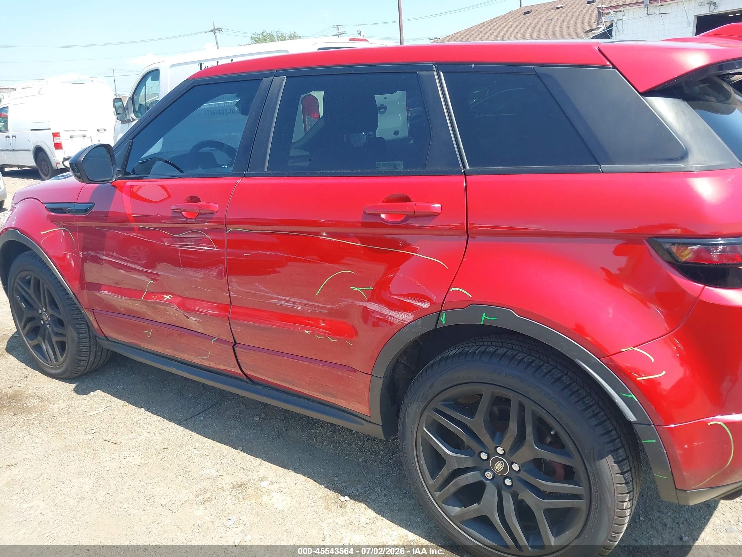 2016 Land Rover Range Rover Evoque Hse Dynamic Red vin: SALVD2BG9GH121761