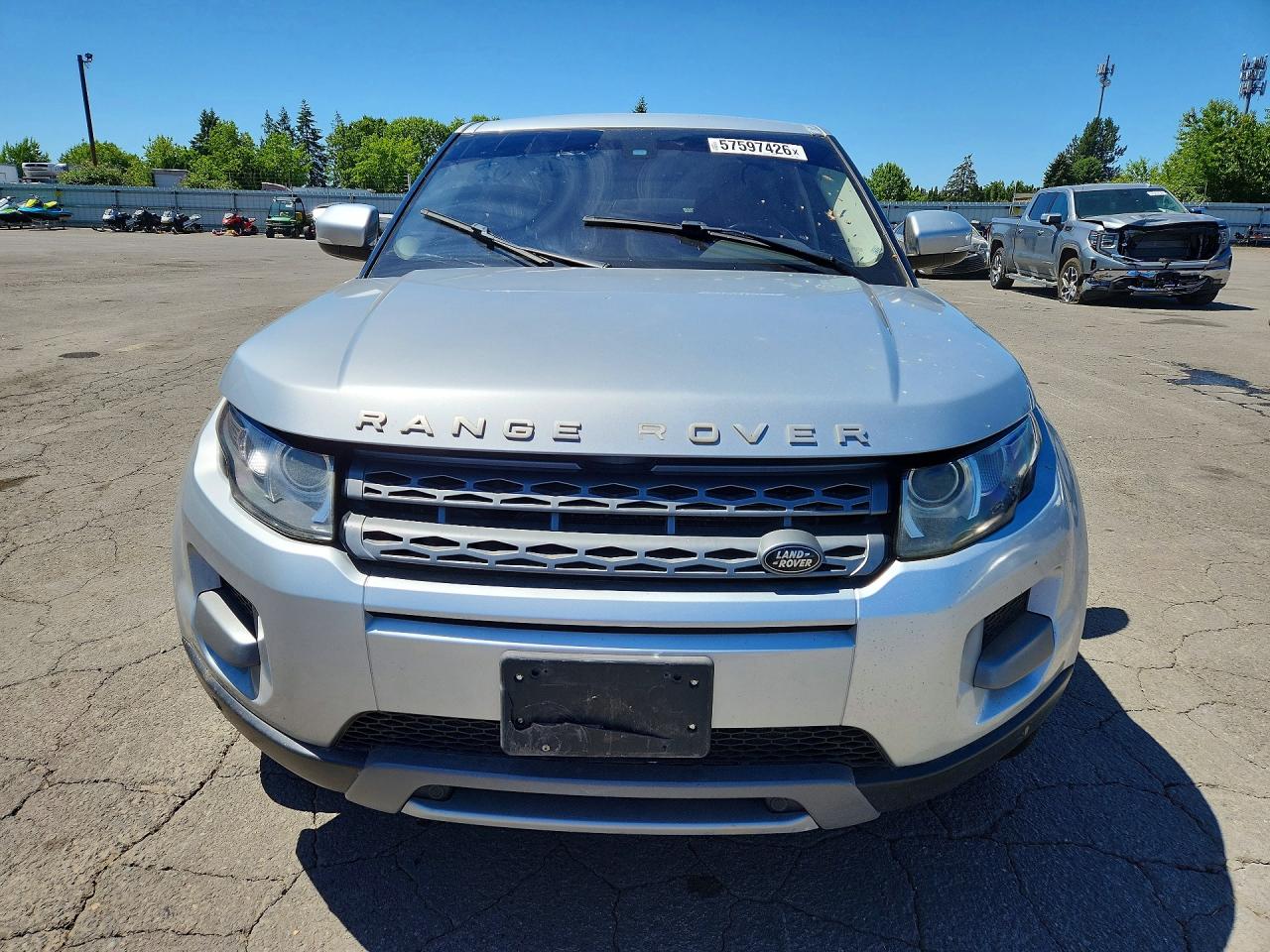 2013 Land Rover Range Rover Evoque Pure Silver vin: SALVN2BG0DH726664