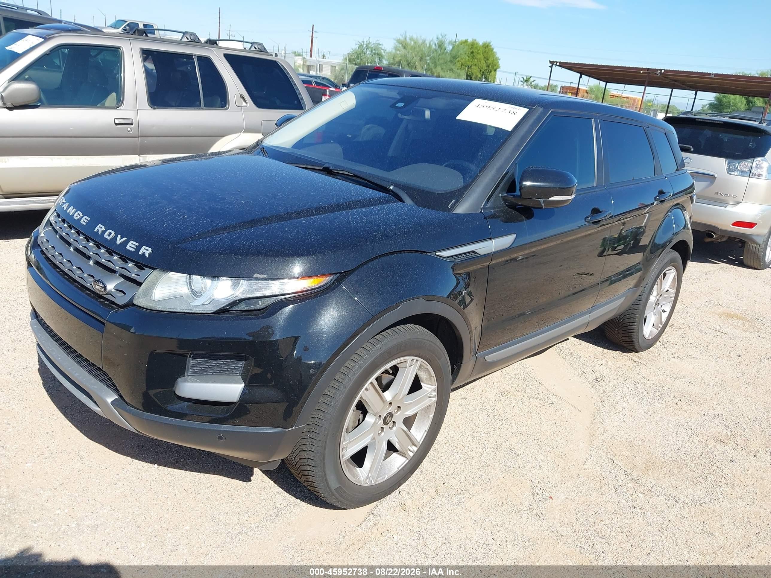 2013 Land Rover Range Rover Evoque Pure Black vin: SALVN2BG0DH836436