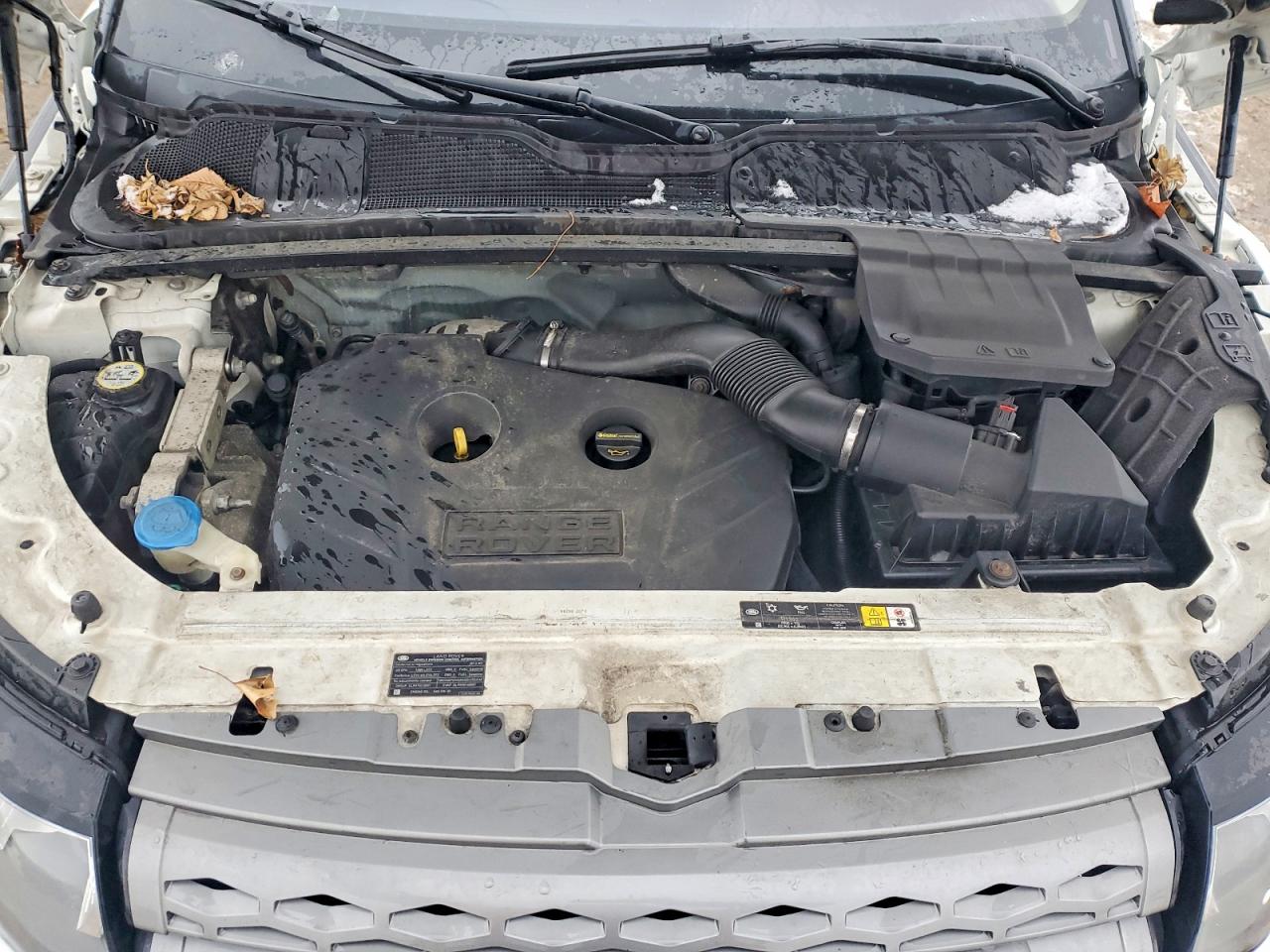 2013 Land Rover Range Rover Evoque Pure Белый vin: SALVN2BG1DH732909