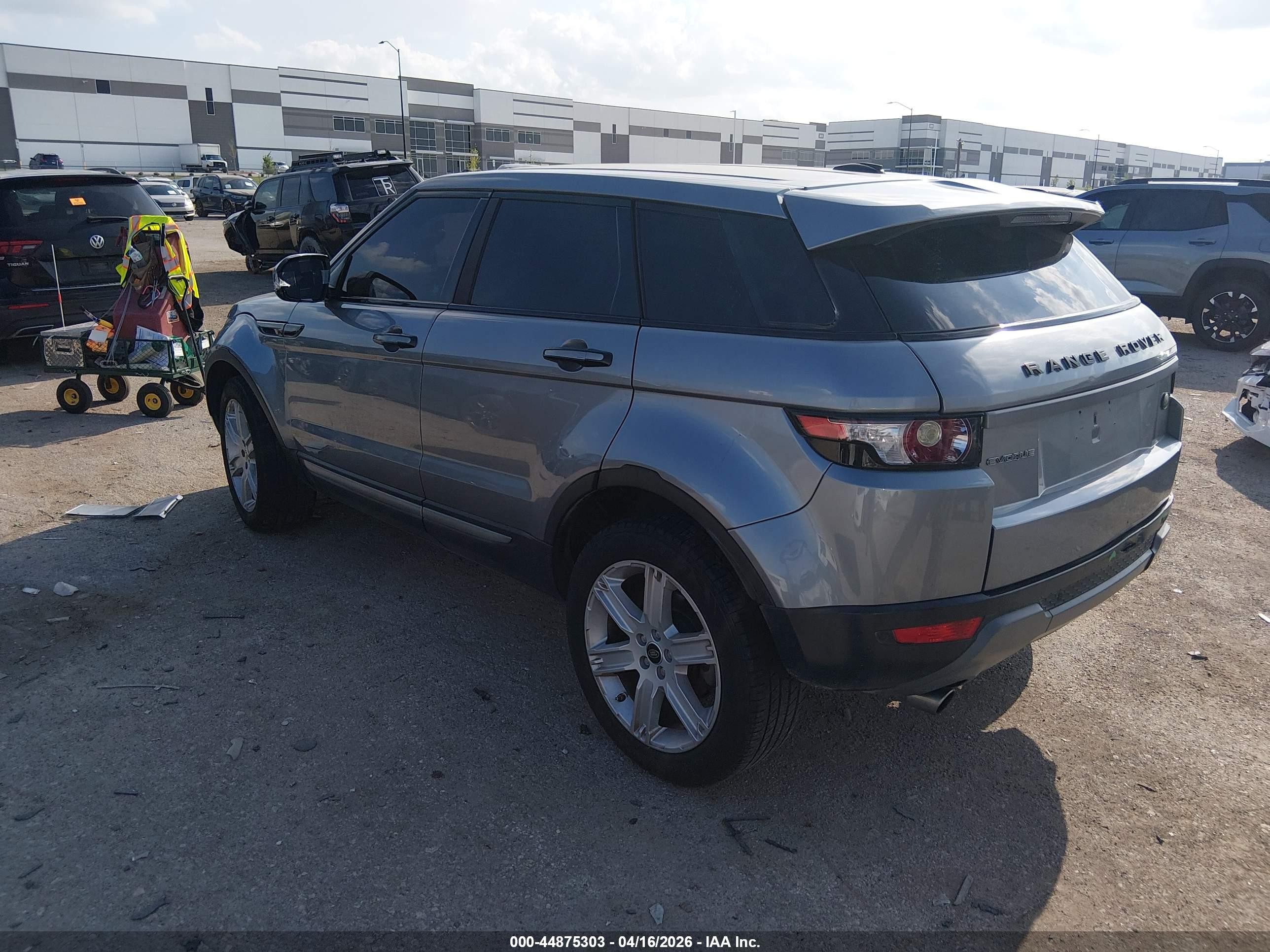 2013 Land Rover Range Rover Evoque Pure Gray vin: SALVN2BG3DH799852