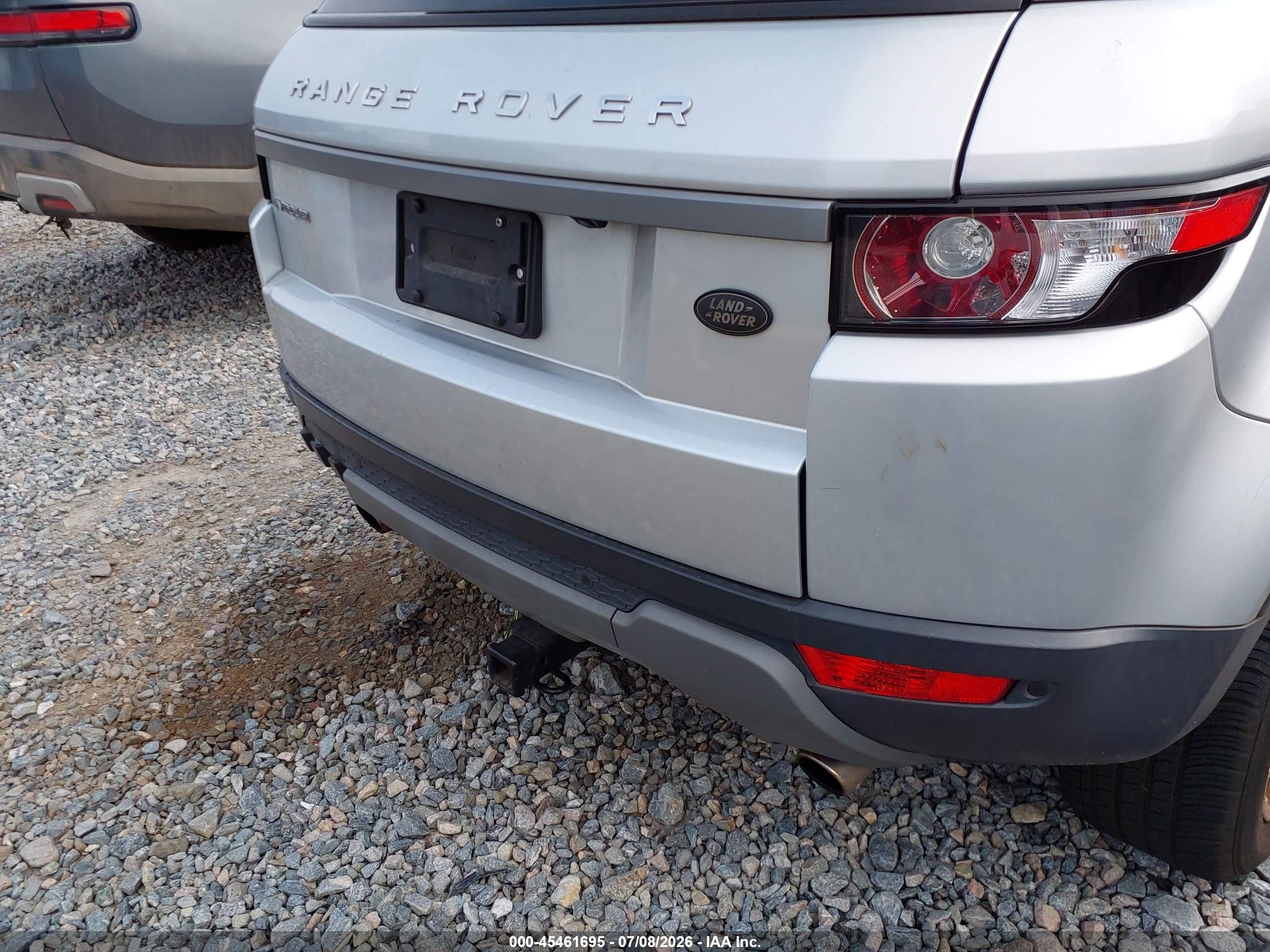 2013 Land Rover Range Rover Evoque Pure Gray vin: SALVN2BG5DH732525