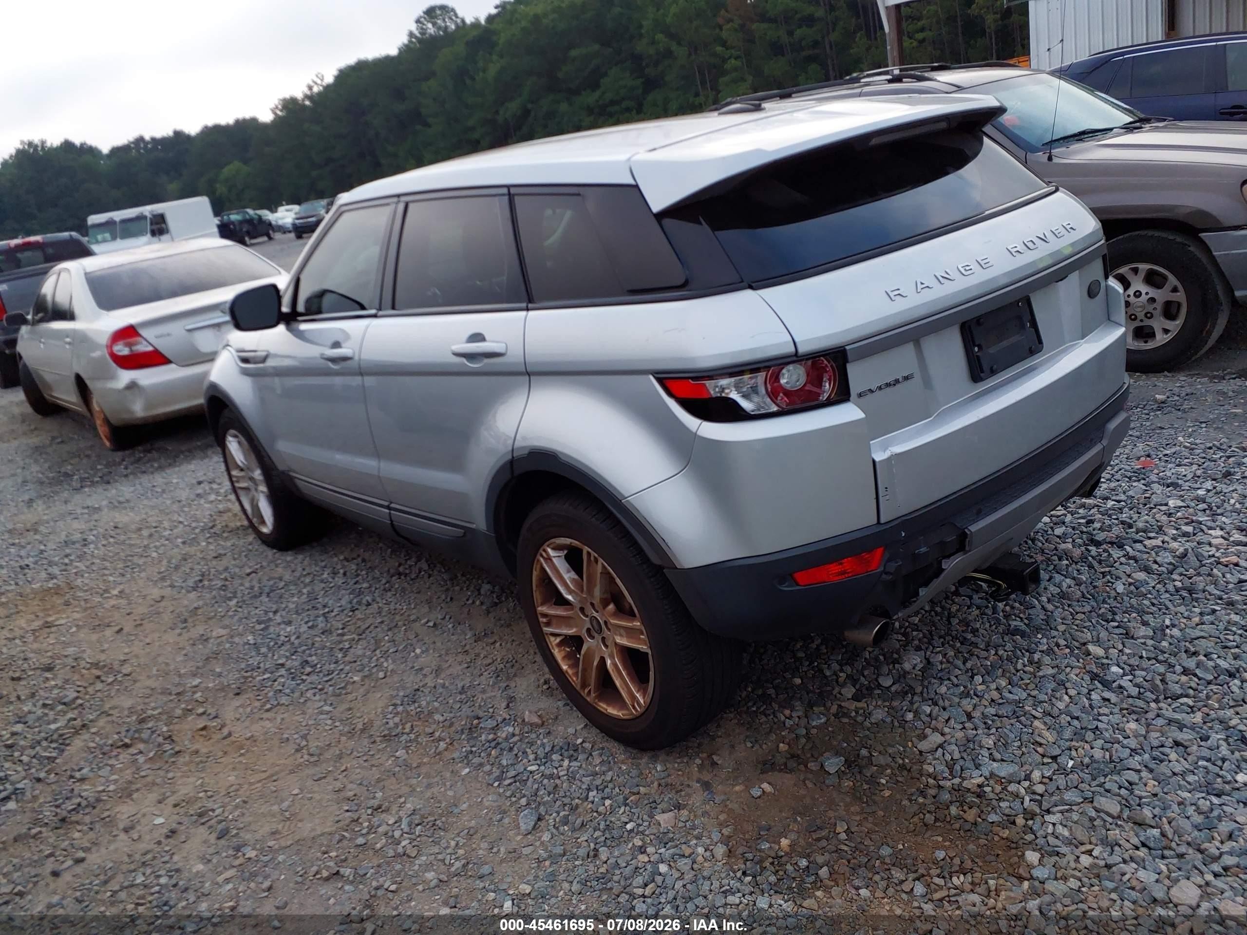 2013 Land Rover Range Rover Evoque Pure Gray vin: SALVN2BG5DH732525