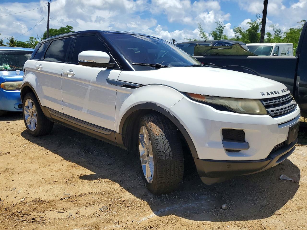 2013 Land Rover Range Rover Evoque Pure White vin: SALVN2BG6DH786464
