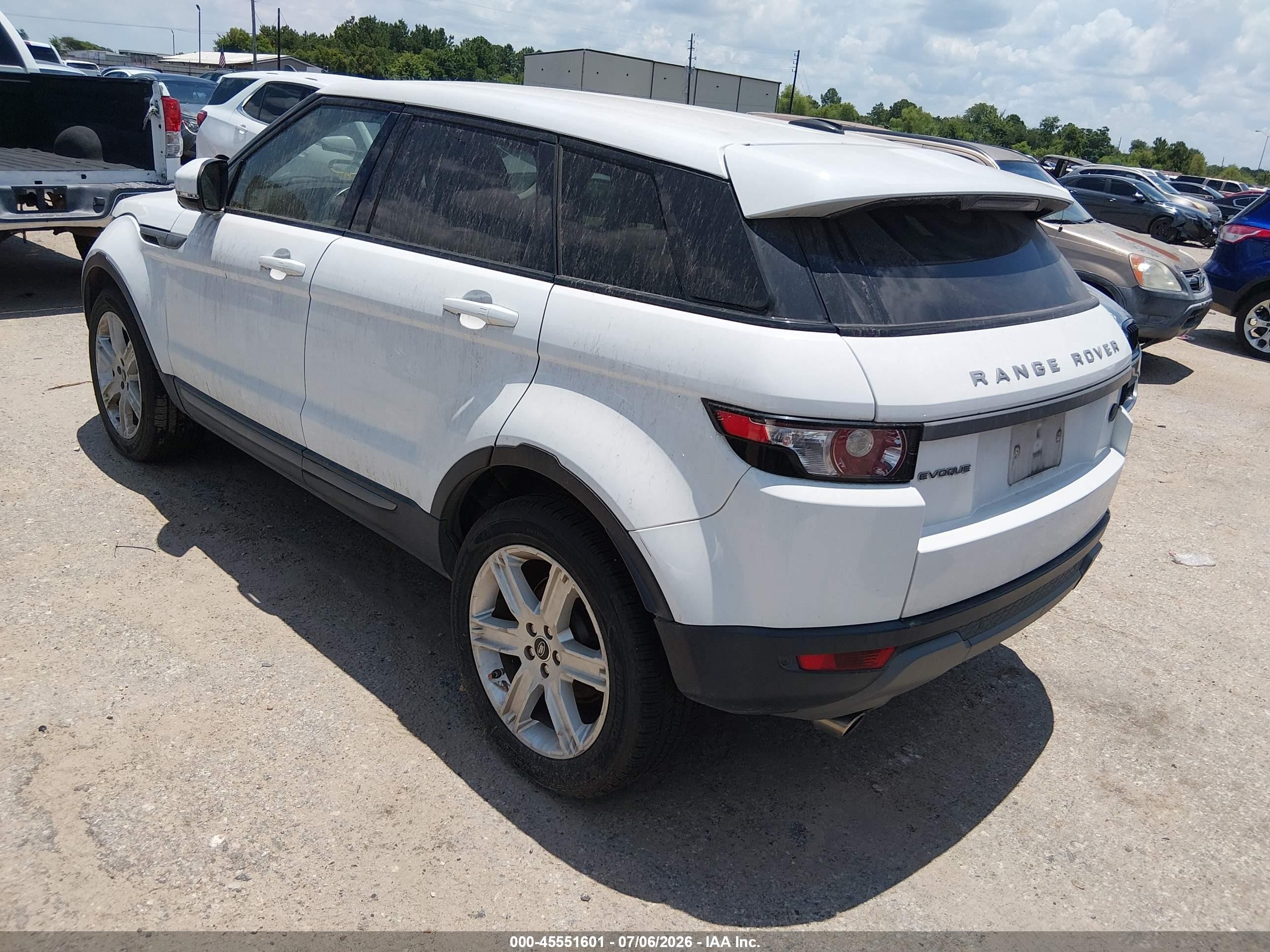 2013 Land Rover Range Rover Evoque Pure White vin: SALVN2BG8DH734561