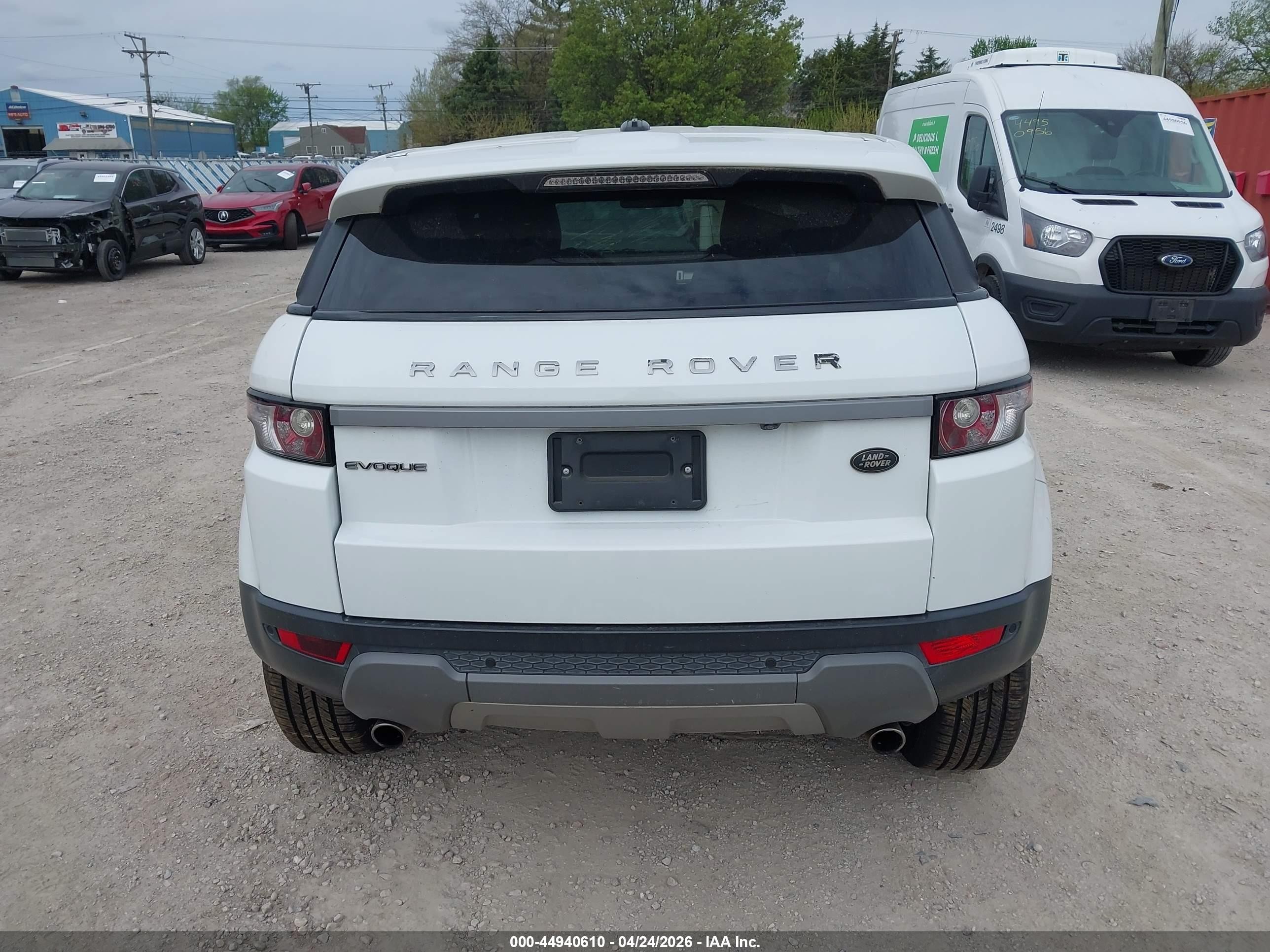 2013 Land Rover Range Rover Evoque Pure White vin: SALVN2BGXDH846231