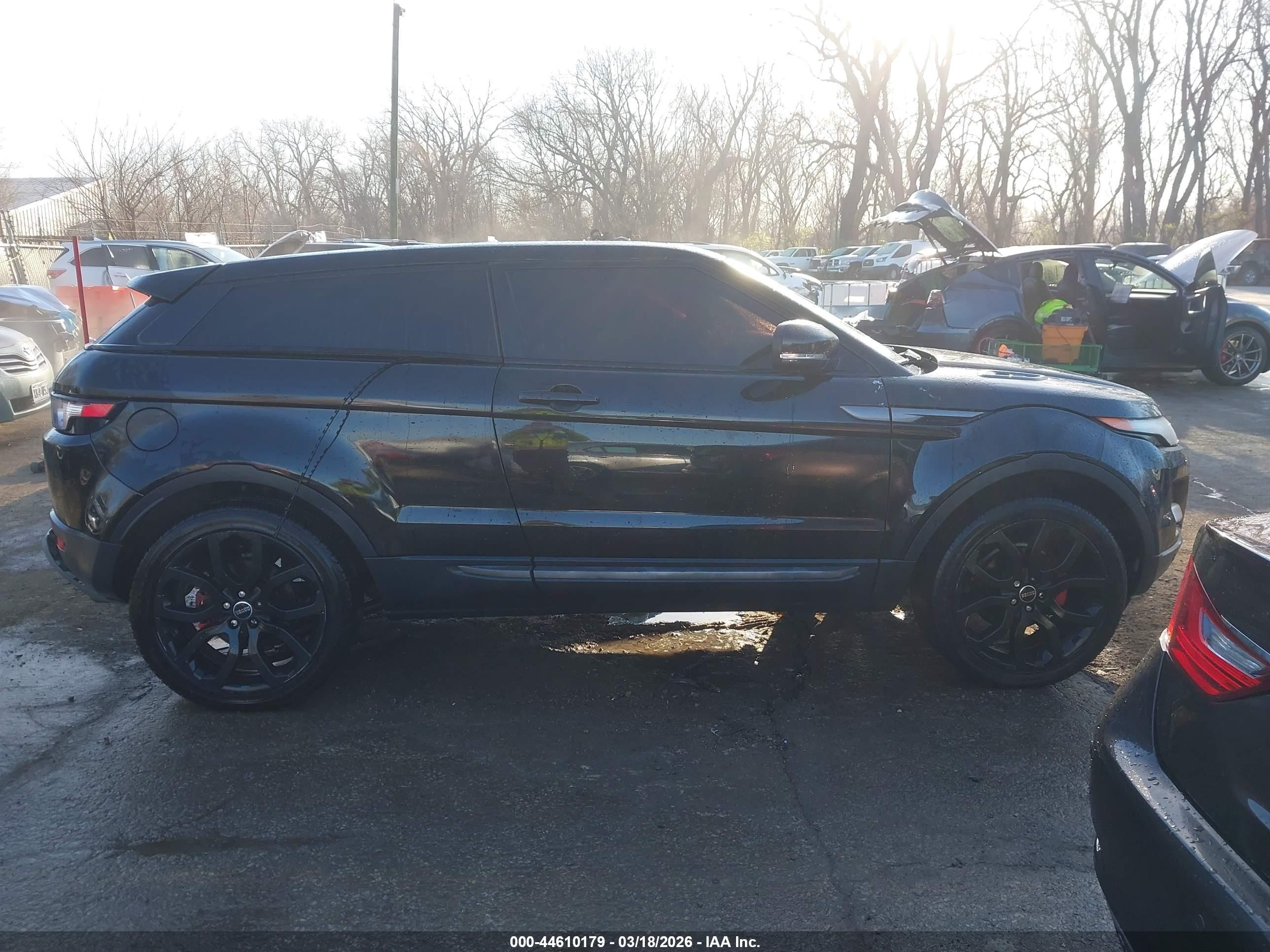 2012 Land Rover Range Rover Evoque Pure Plus Black vin: SALVP1BG0CH644114