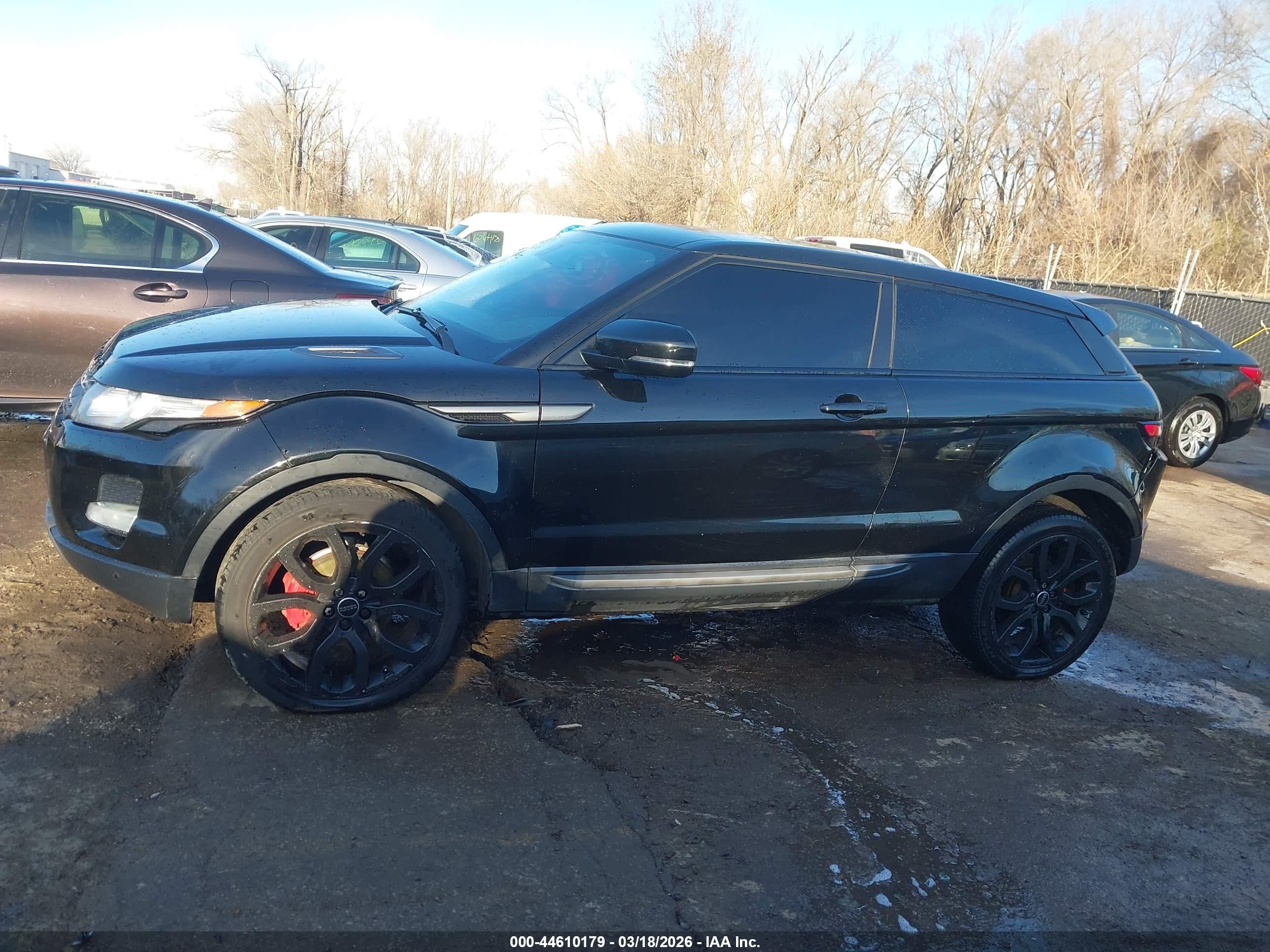 2012 Land Rover Range Rover Evoque Pure Plus Black vin: SALVP1BG0CH644114