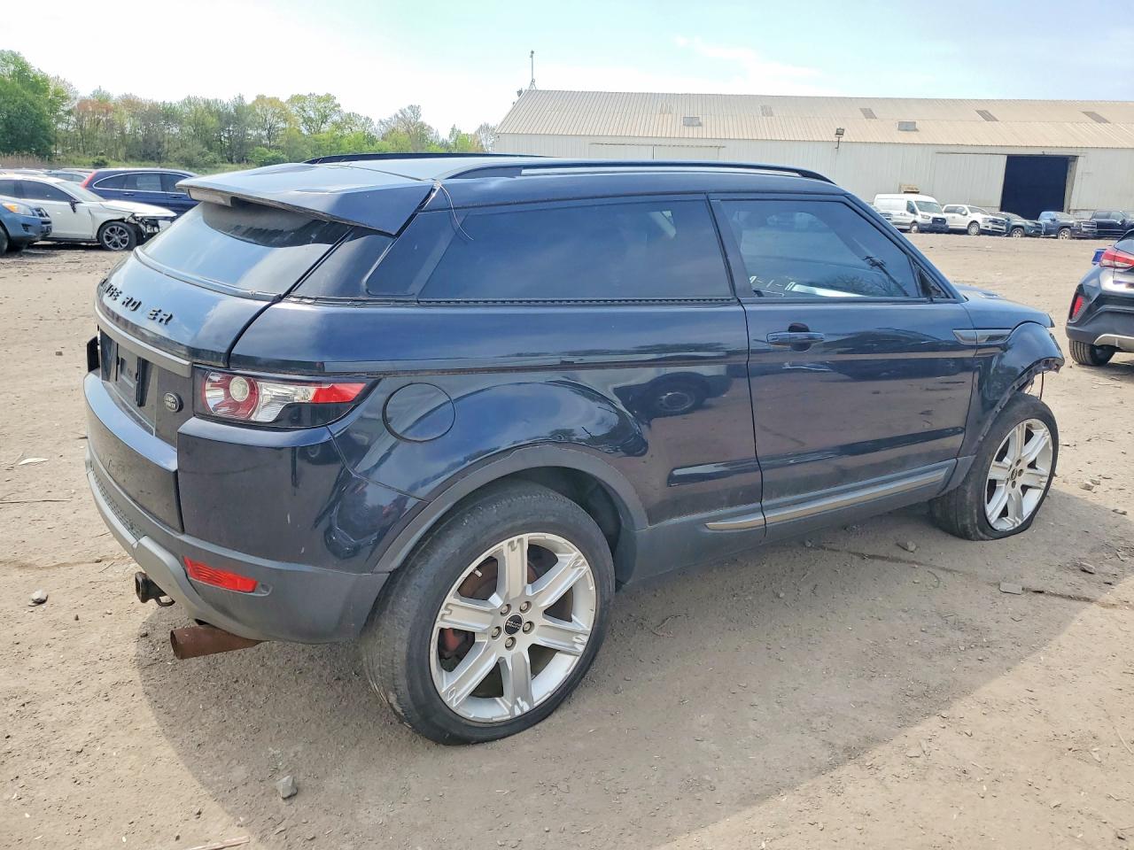 2012 Land Rover Range Rover Evoque Pure Plus Синий vin: SALVP1BG3CH611625
