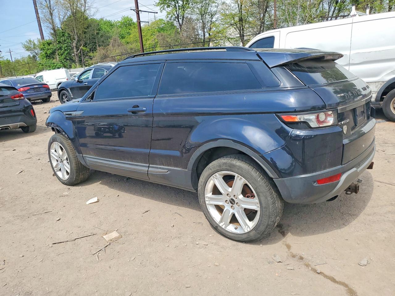 2012 Land Rover Range Rover Evoque Pure Plus Синий vin: SALVP1BG3CH611625