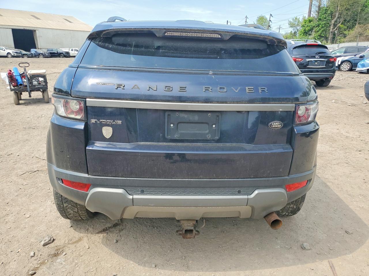 2012 Land Rover Range Rover Evoque Pure Plus Синий vin: SALVP1BG3CH611625