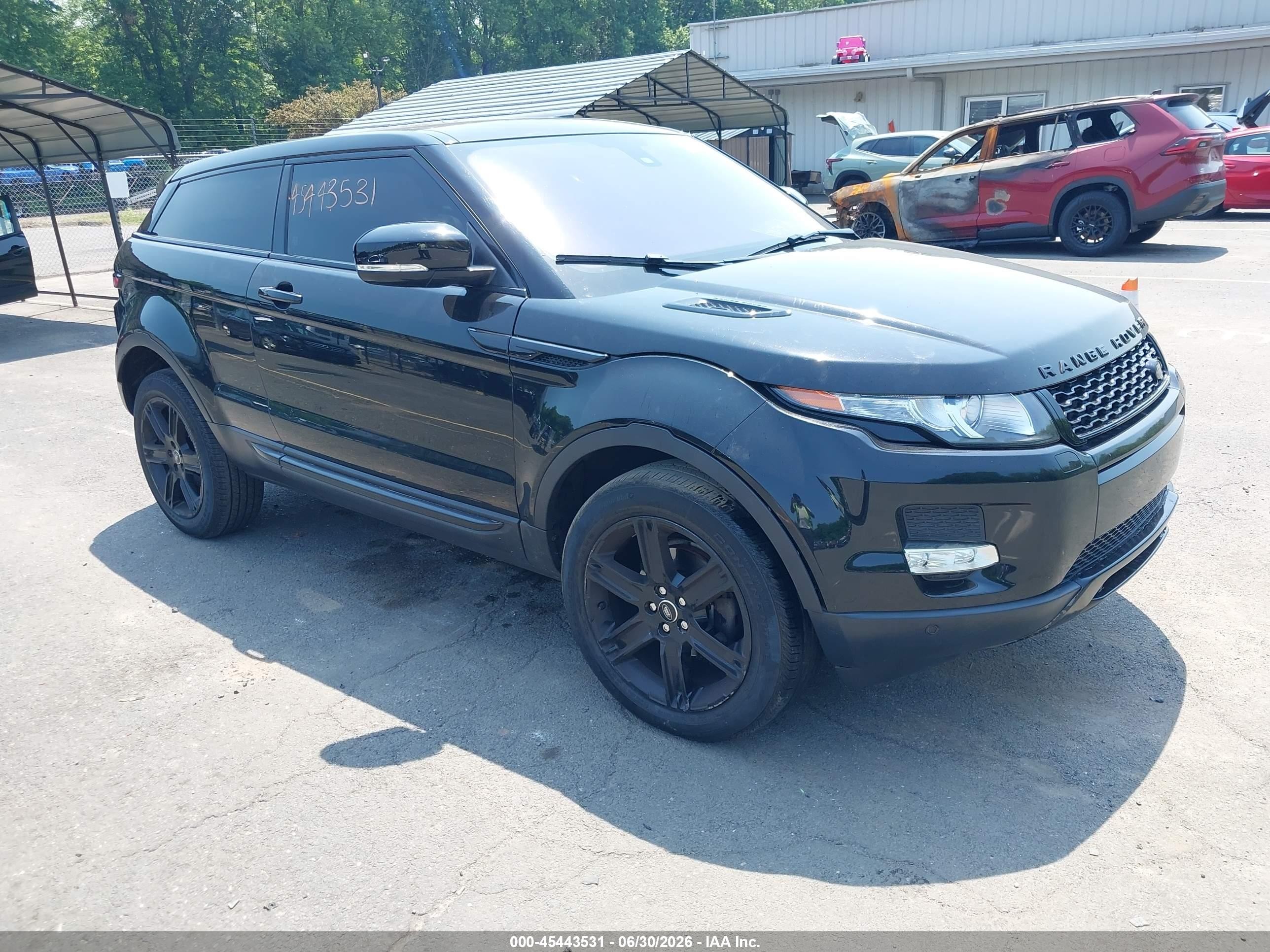 2013 Land Rover Range Rover Evoque Pure Plus Black vin: SALVP1BG3DH714481