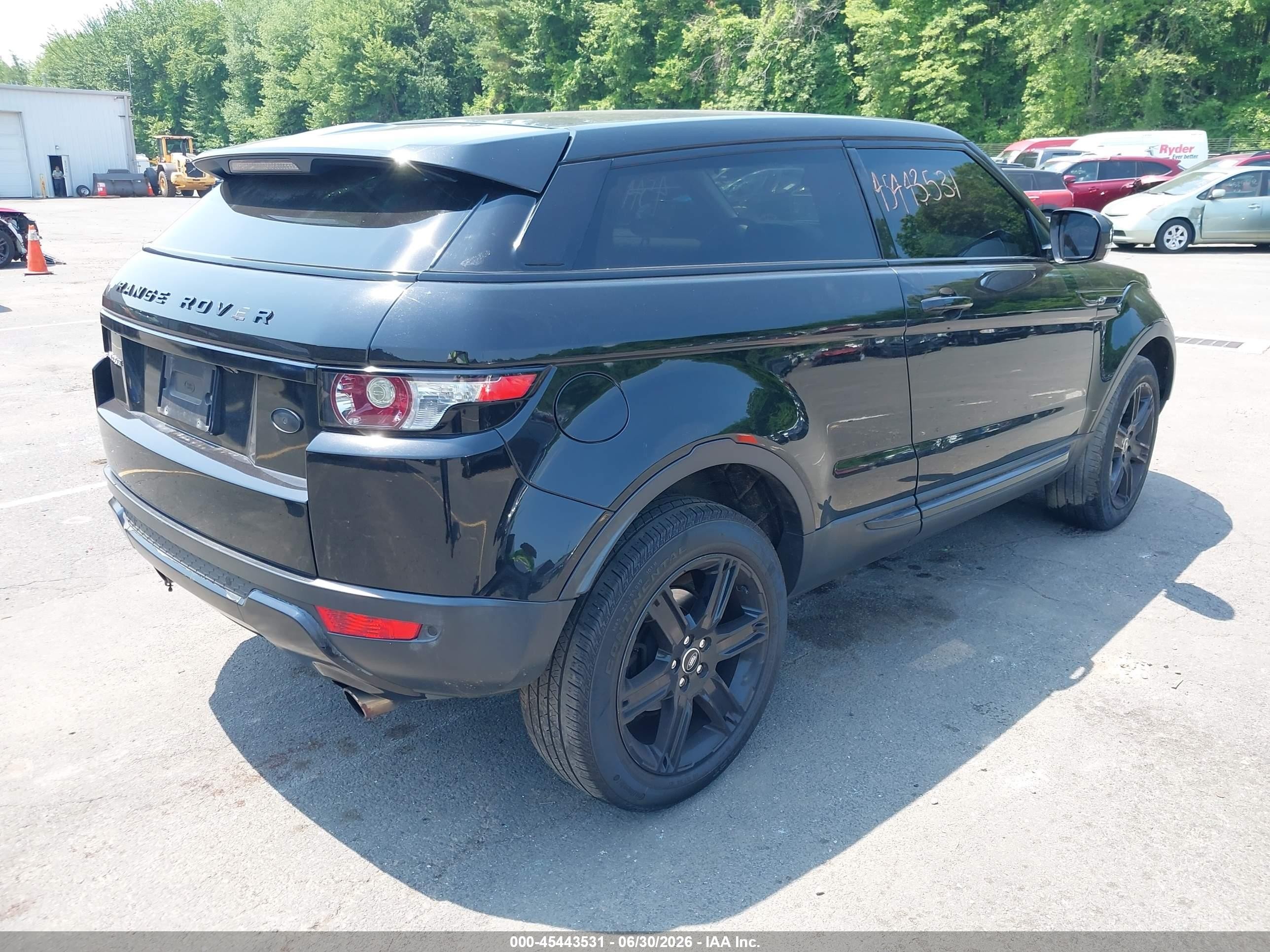 2013 Land Rover Range Rover Evoque Pure Plus Black vin: SALVP1BG3DH714481