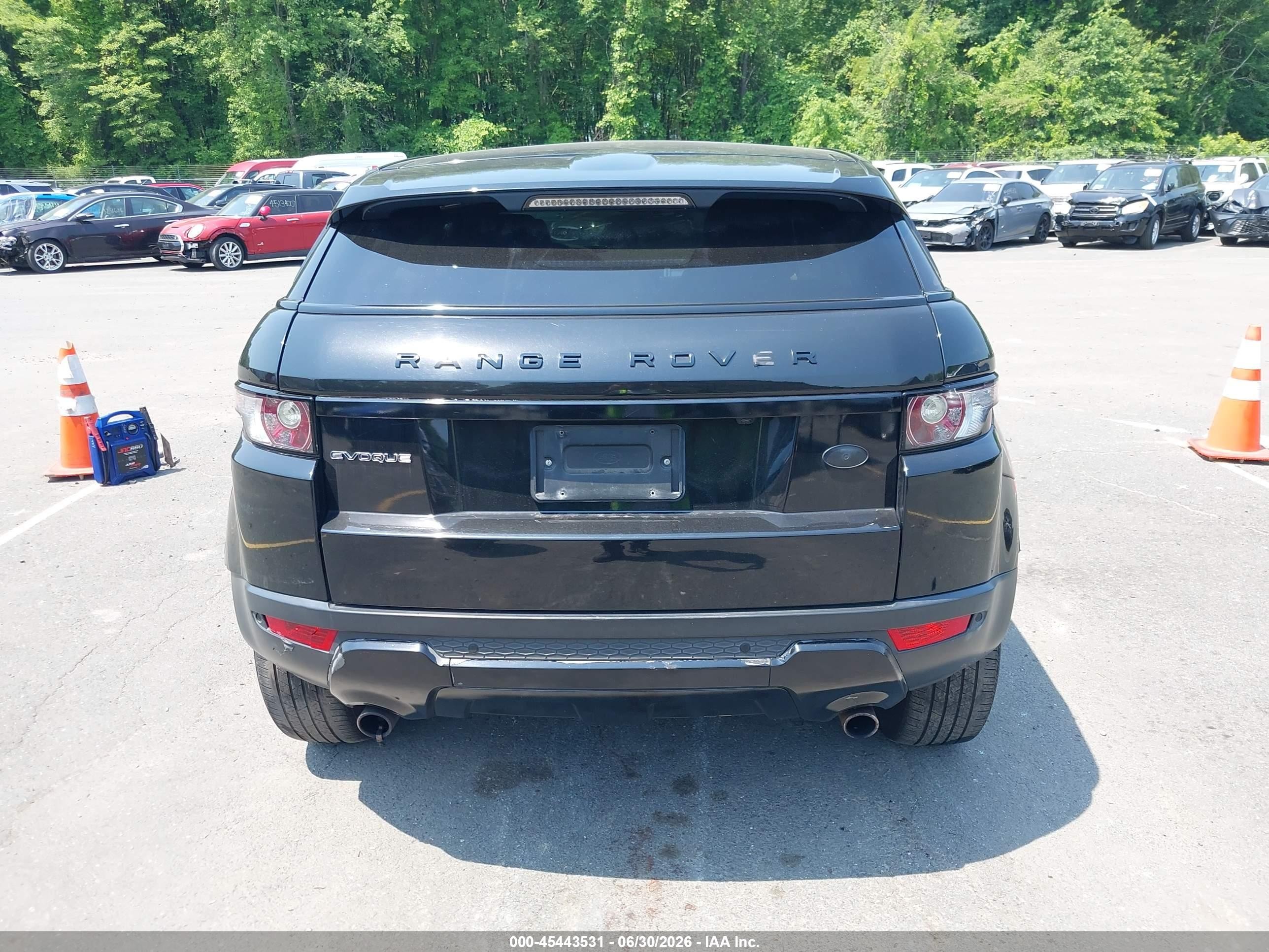 2013 Land Rover Range Rover Evoque Pure Plus Black vin: SALVP1BG3DH714481