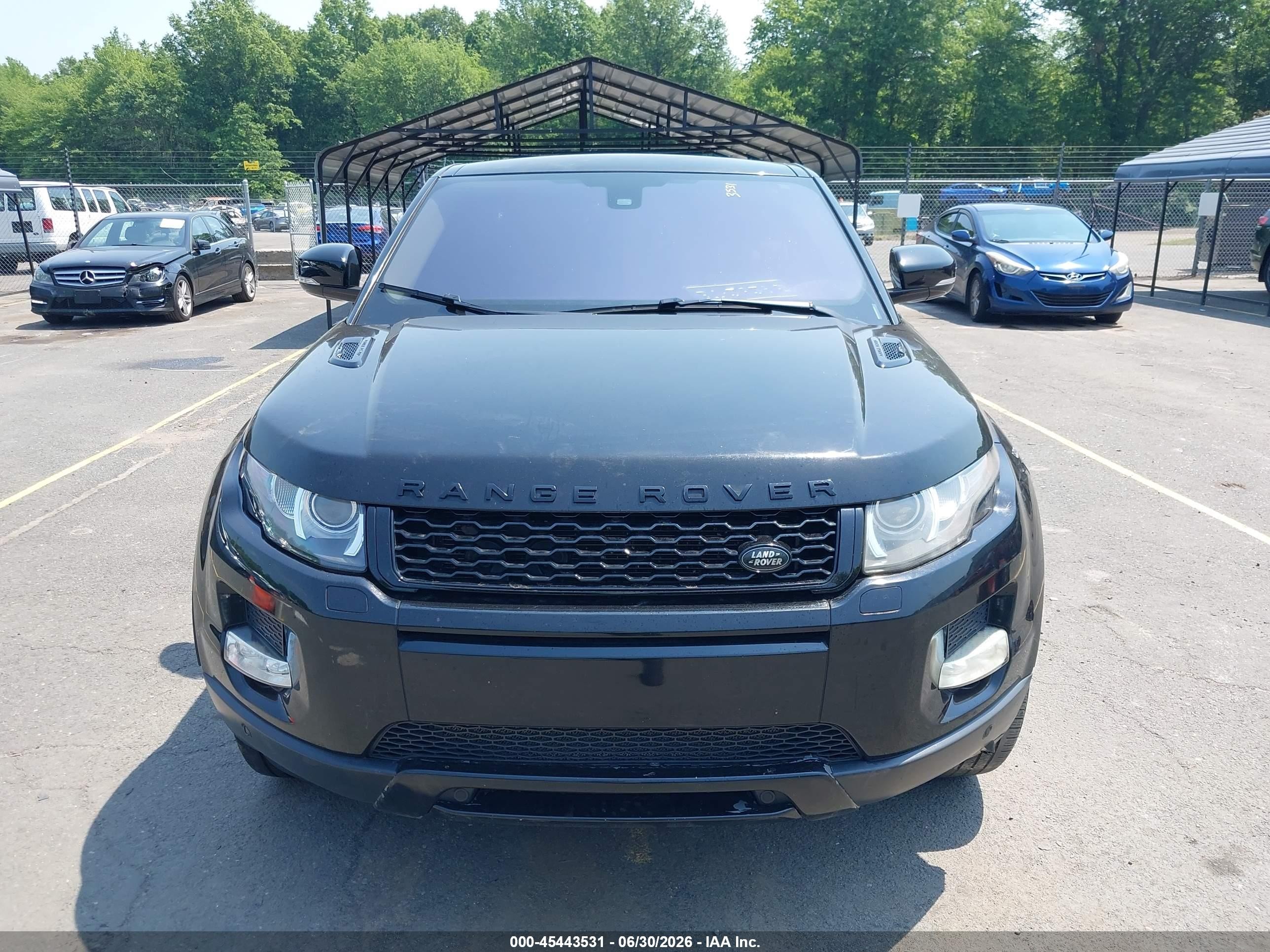 2013 Land Rover Range Rover Evoque Pure Plus Black vin: SALVP1BG3DH714481