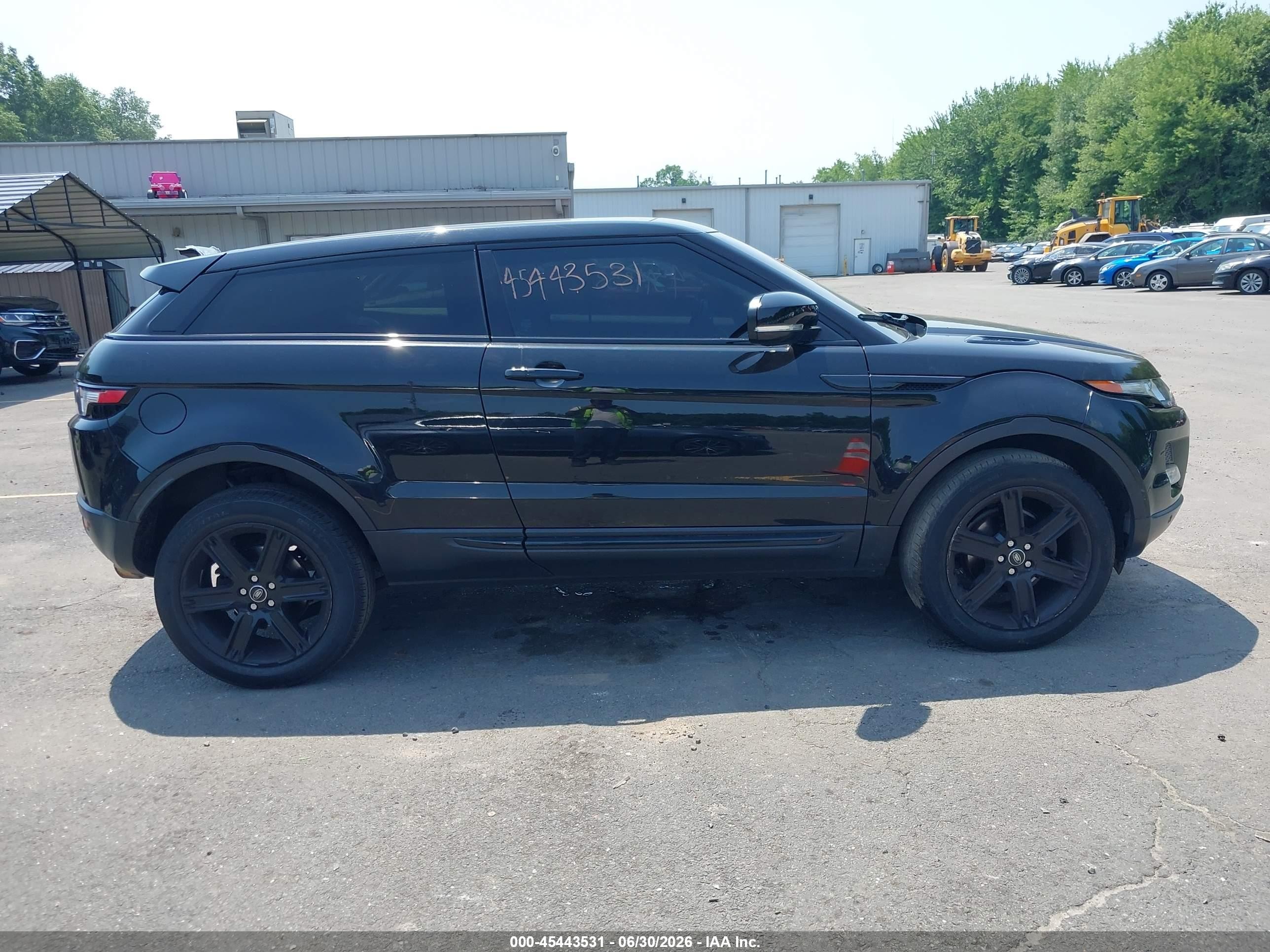 2013 Land Rover Range Rover Evoque Pure Plus Black vin: SALVP1BG3DH714481