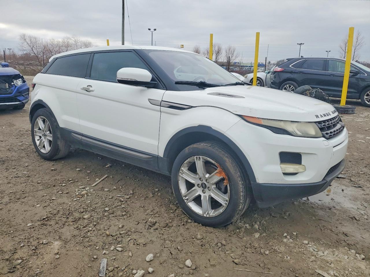 2013 Land Rover Range Rover Evoque Pure Plus White vin: SALVP1BG4DH774933