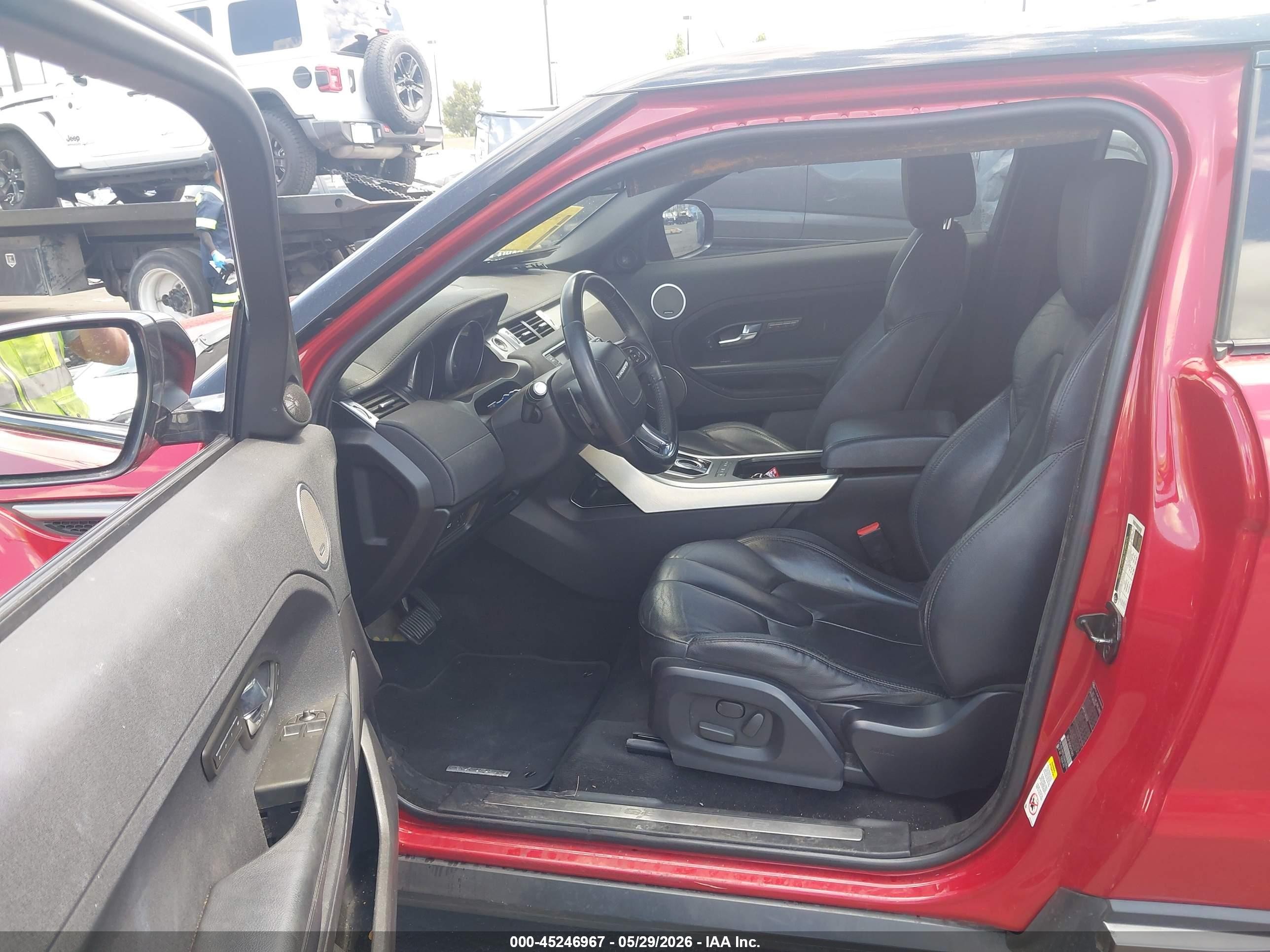 2013 Land Rover Range Rover Evoque Pure Plus Red vin: SALVP1BG8DH776457