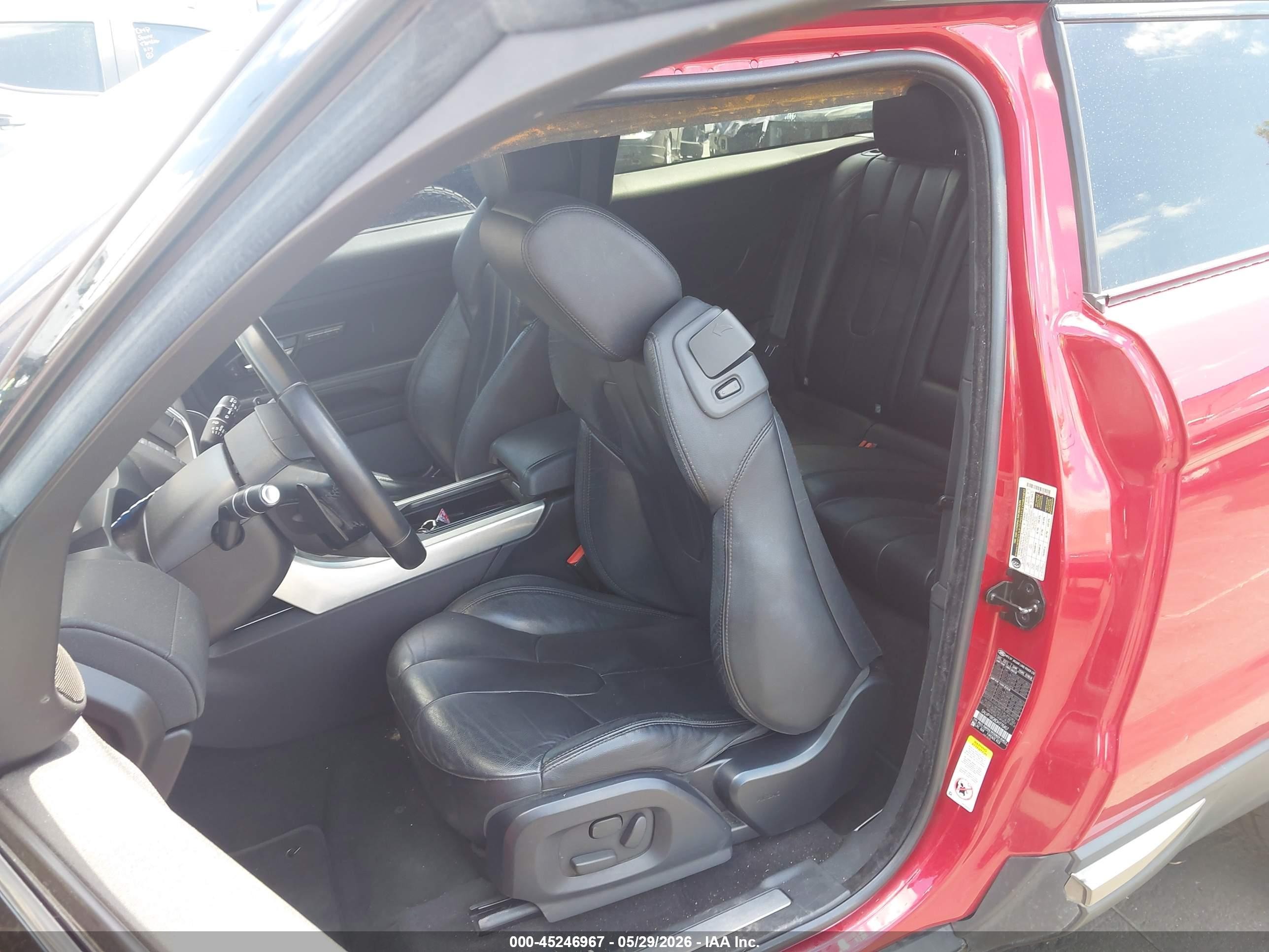 2013 Land Rover Range Rover Evoque Pure Plus Red vin: SALVP1BG8DH776457